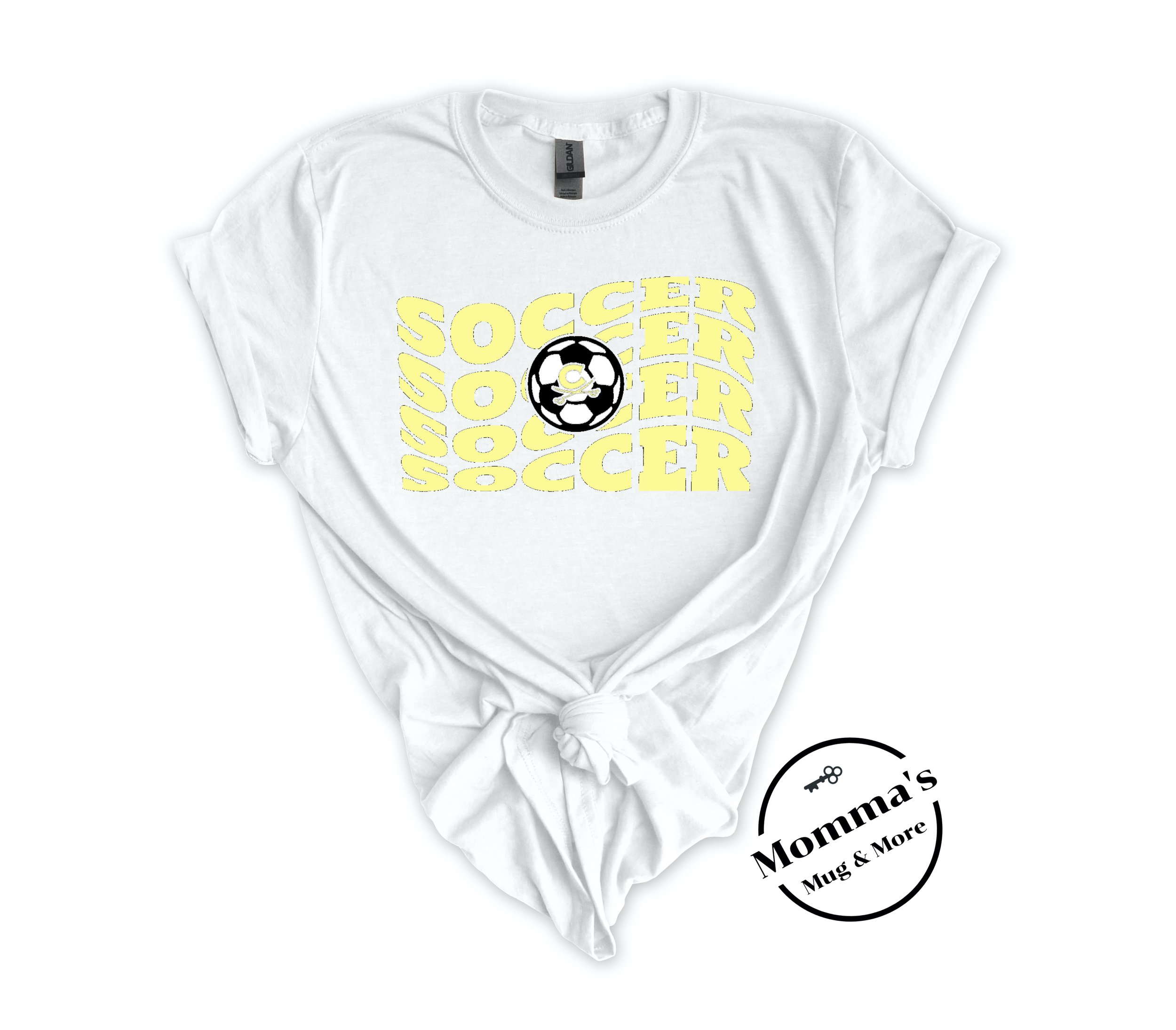 CORUNNA CAVALIERS WHITE:BLACK:GOLD WHITE TEE.jpeg