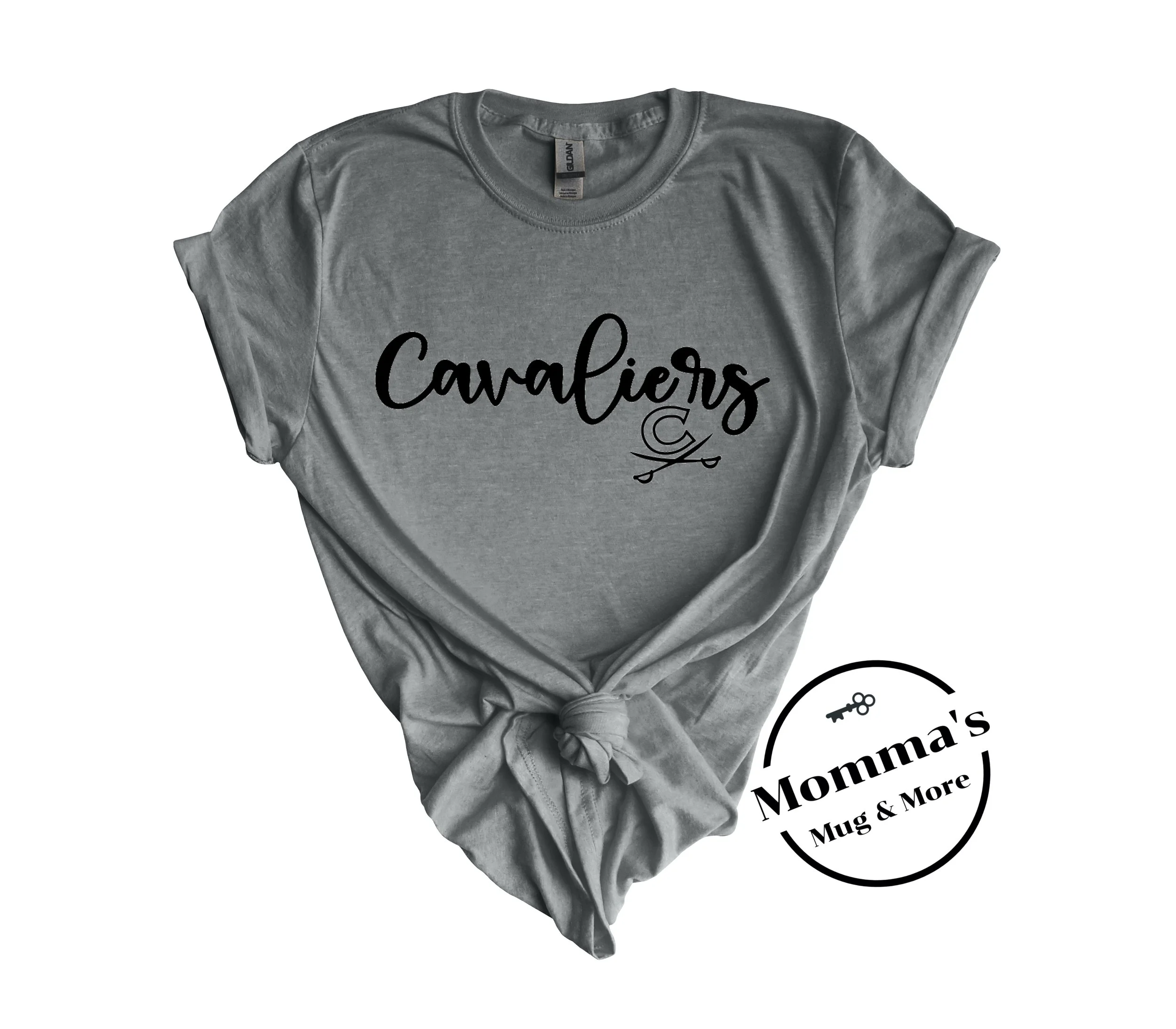 CORUNNA CAVALIERS AND CROSS SWORDS HEATHER TEE .jpeg