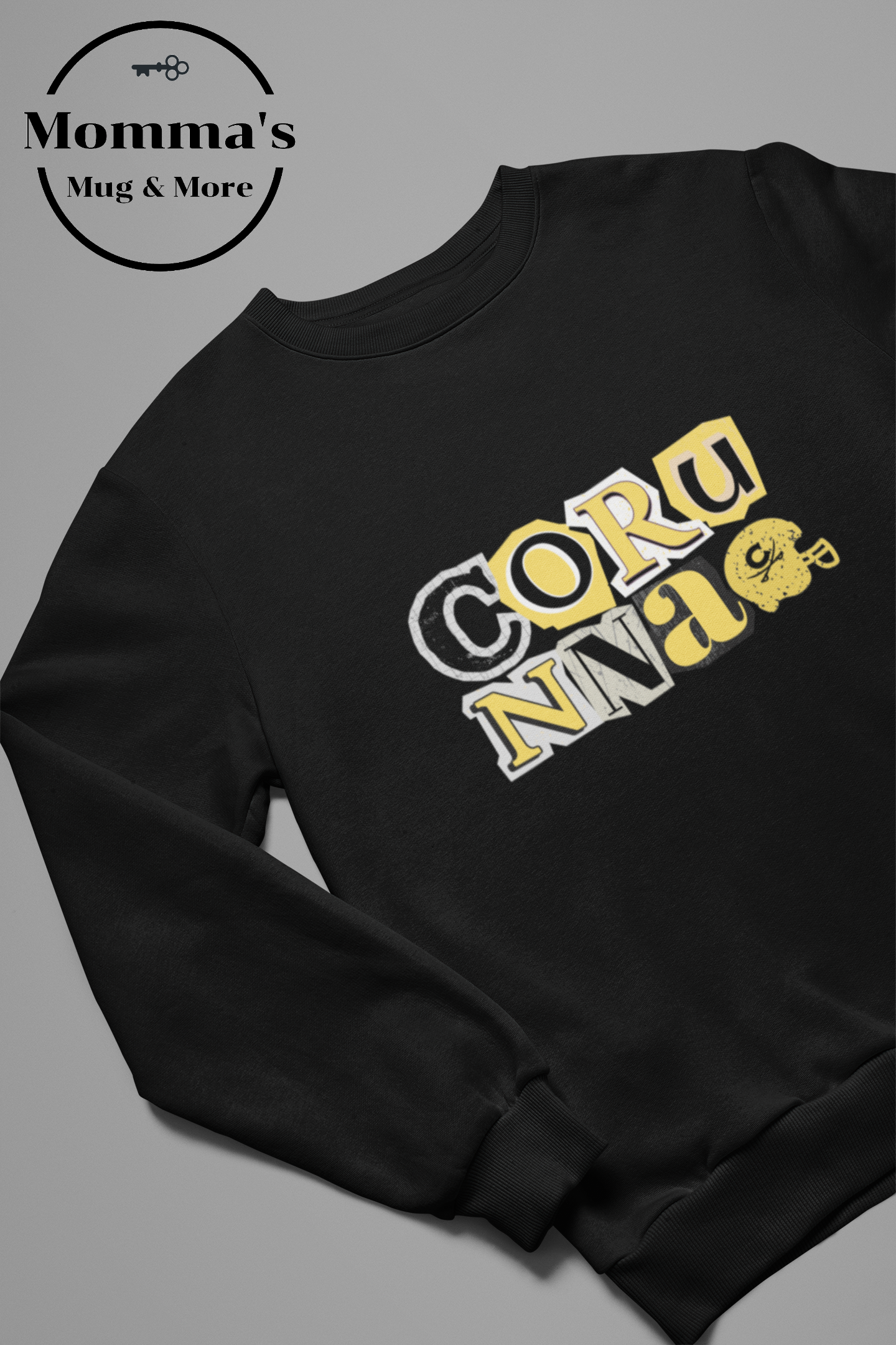 CORUNNA CAVALIERS RANDSOM FOOTBALL BLACK SWEATSHIRT.png