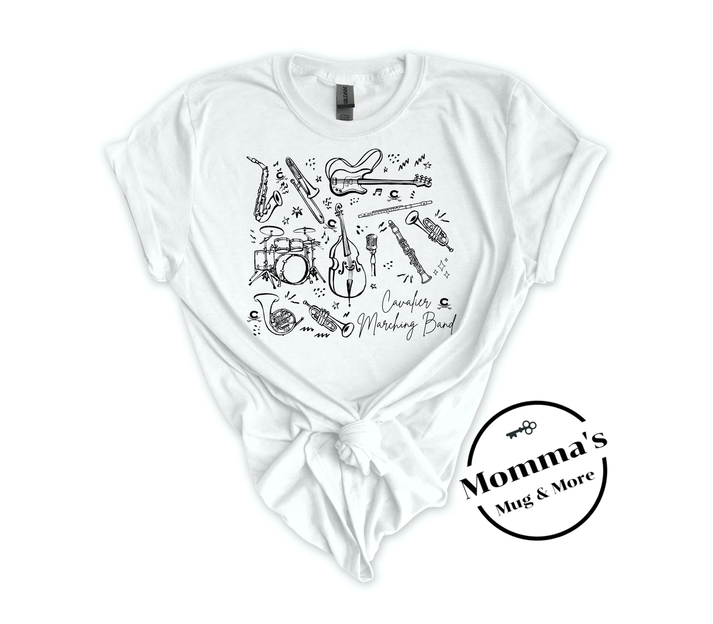 CAVALIERS MARCHING ORCHESTRA WHITE TEE.jpeg
