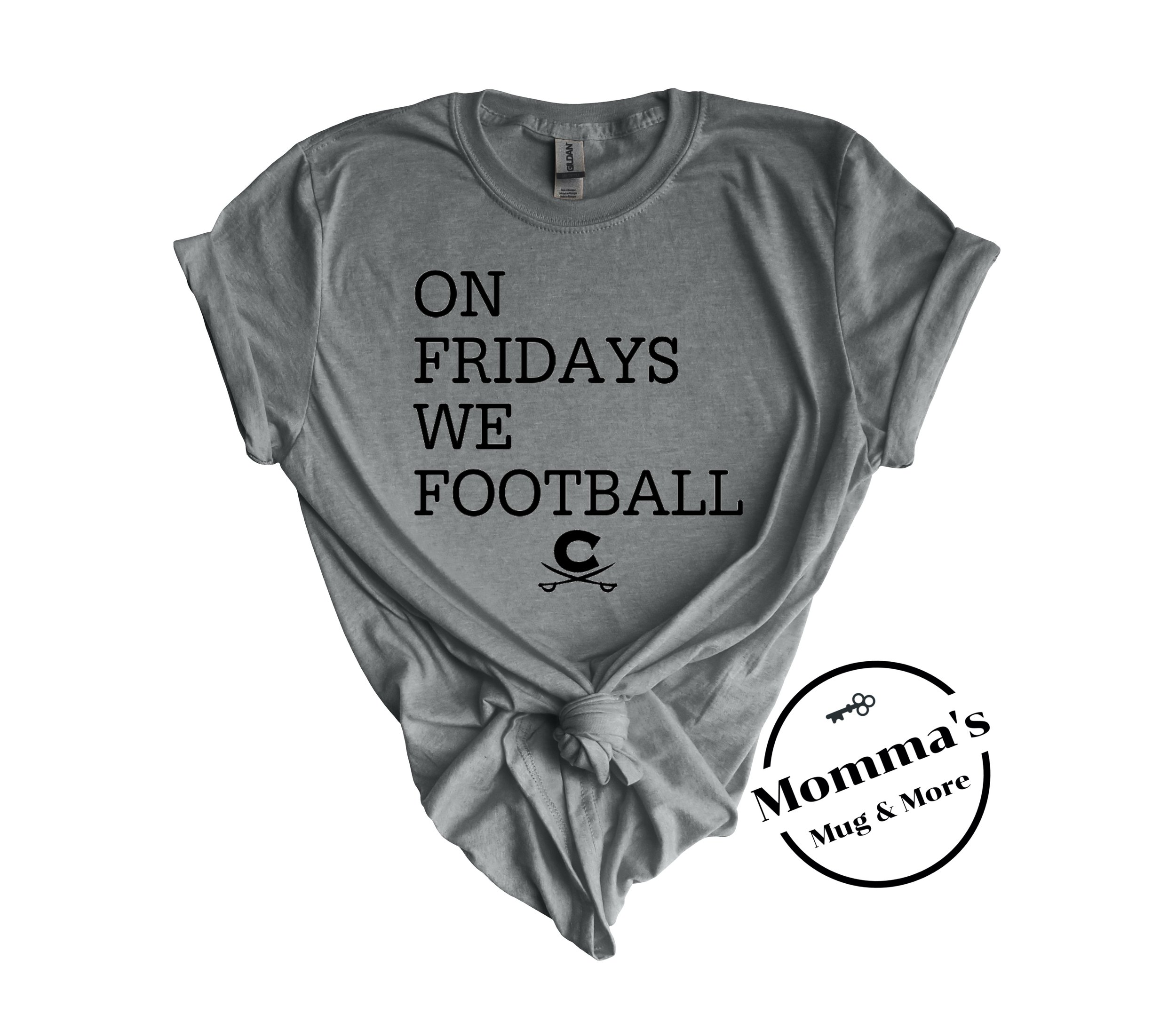 ON FRIDAYS WE FOOTBALL GRAPHITE HEATHER TEE.jpeg