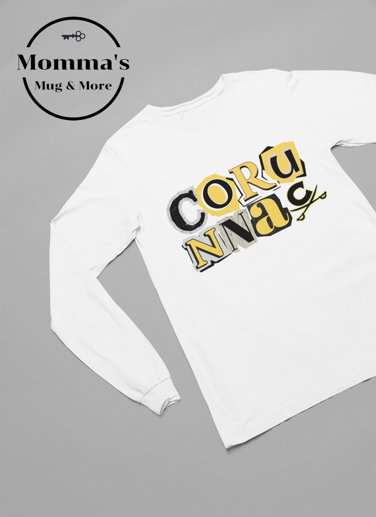 CORUNNA CAVALIERS RANDSOM CROSS SWORD WHITE SLEEVED TEE.png (Copy)