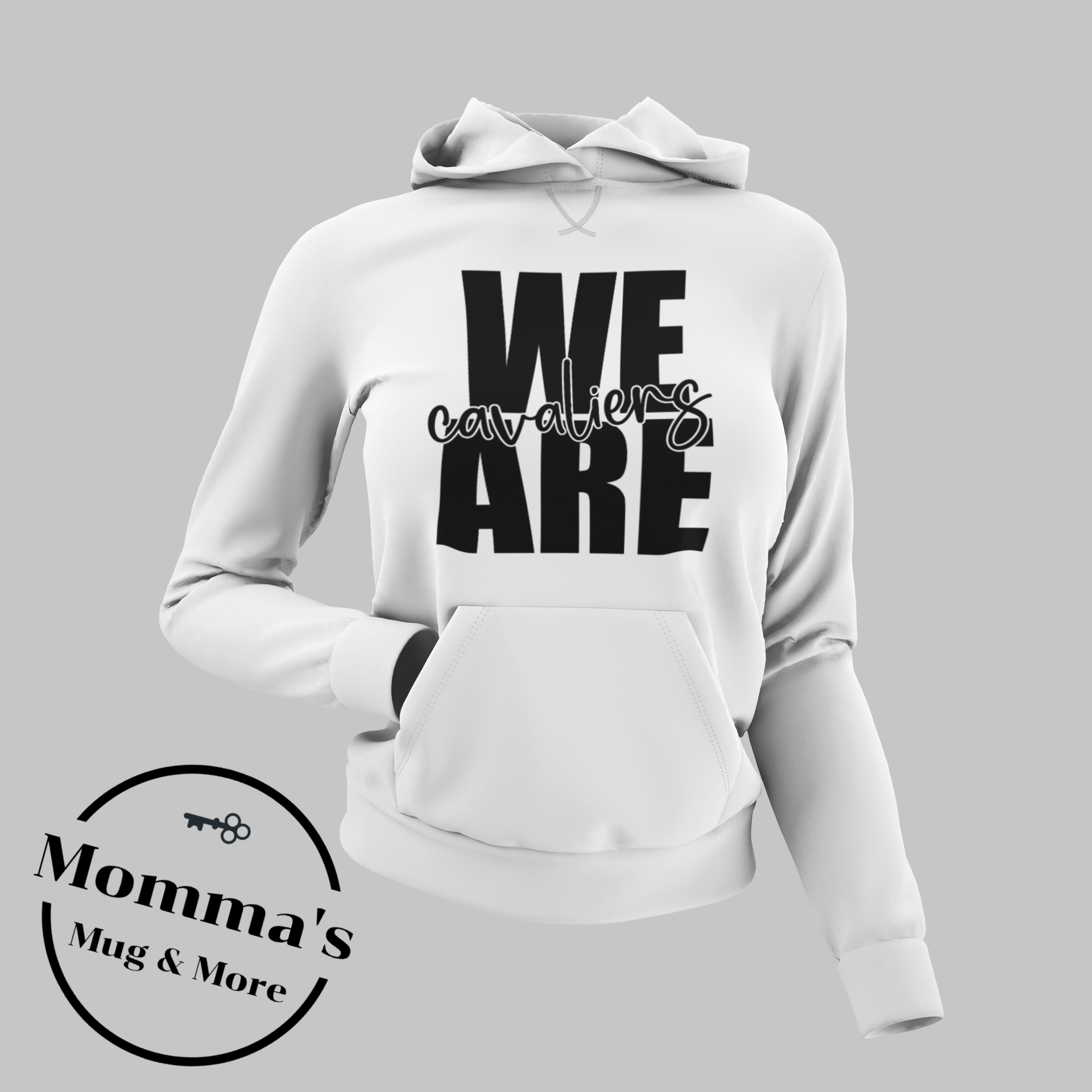 WE ARE CAVALIERS GRAPHITE WHITE W: BLACK HOODIE.png.png