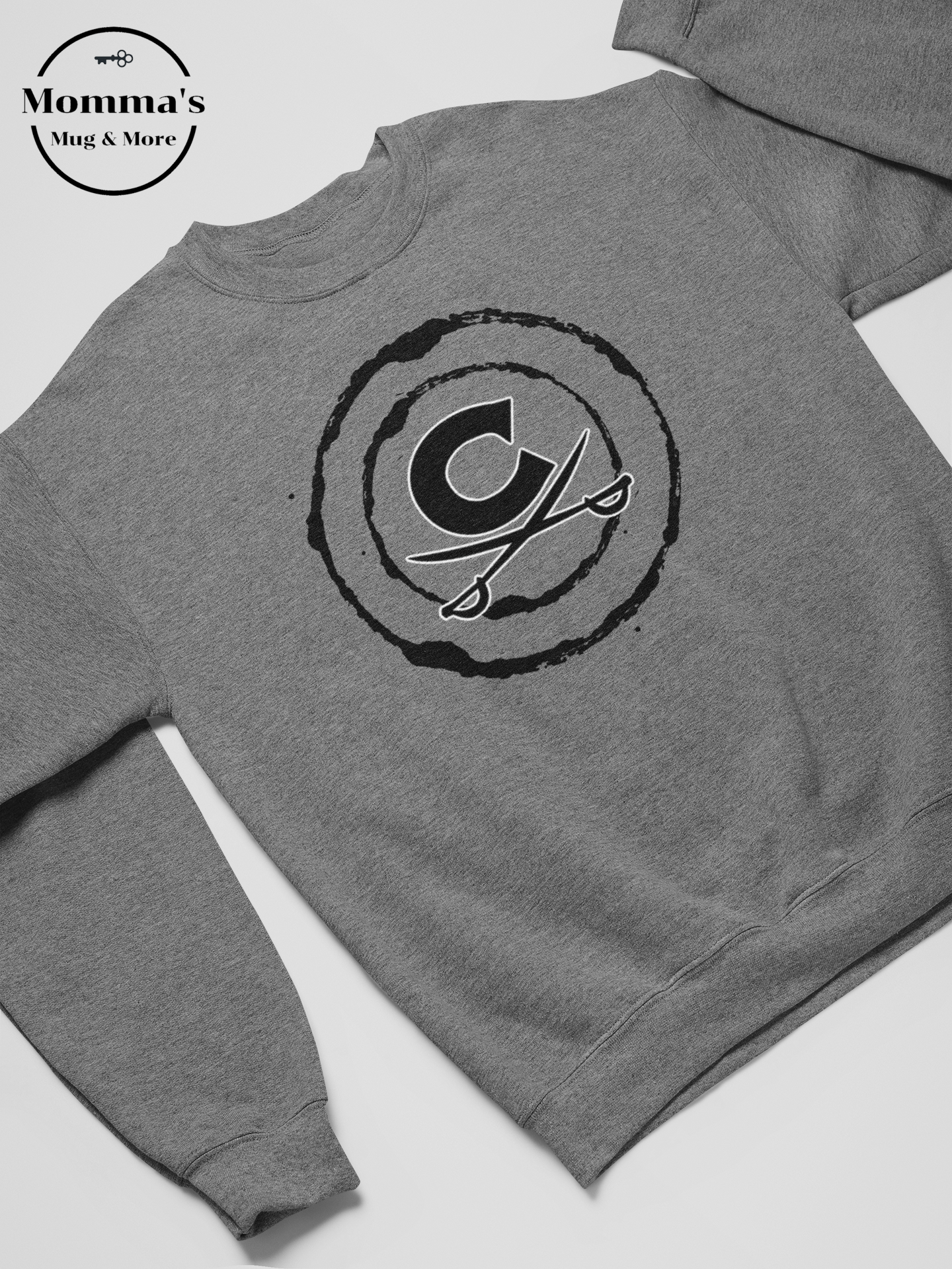 CAVALEIRS BULLSEYE GRAPHITE HEATHER SWEATSHIRT.png