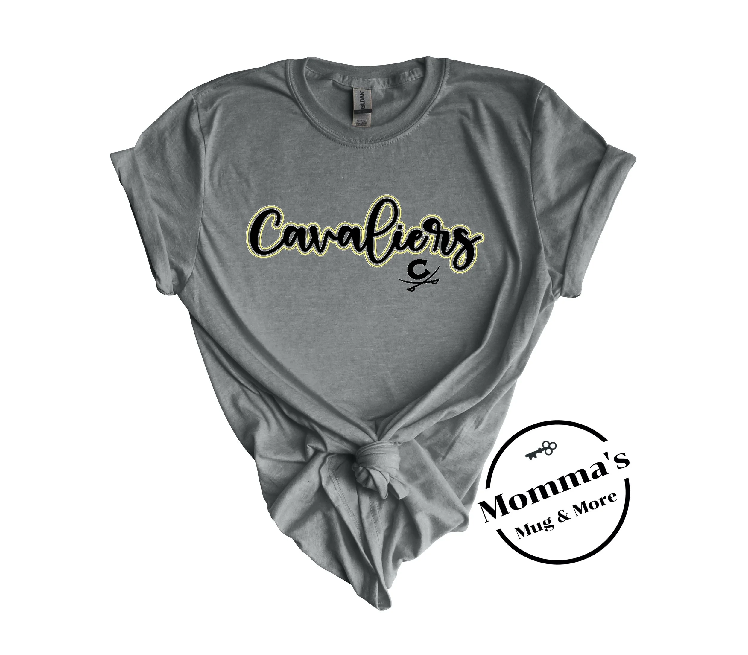 CORUNNA CAVALIERS FLAIR GRAPHITE HEATHER TEE.jpeg