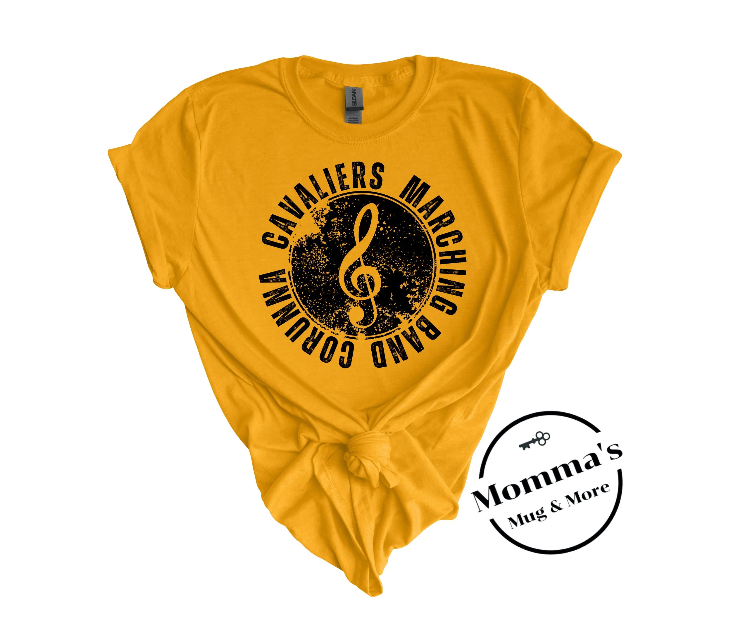 CAVALIERS MARCHING RUSTIC GOLD TEE.jpeg