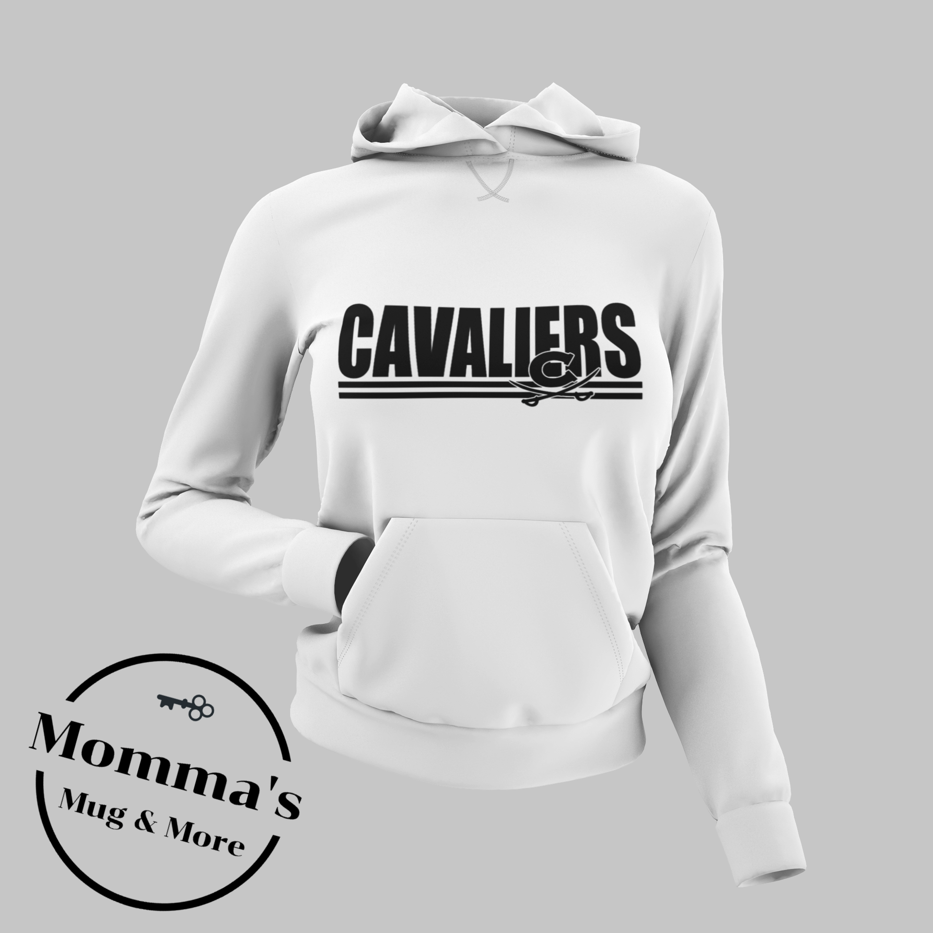 CORUNNA CAVALIERS STRIPED WHITE HOODIE.png