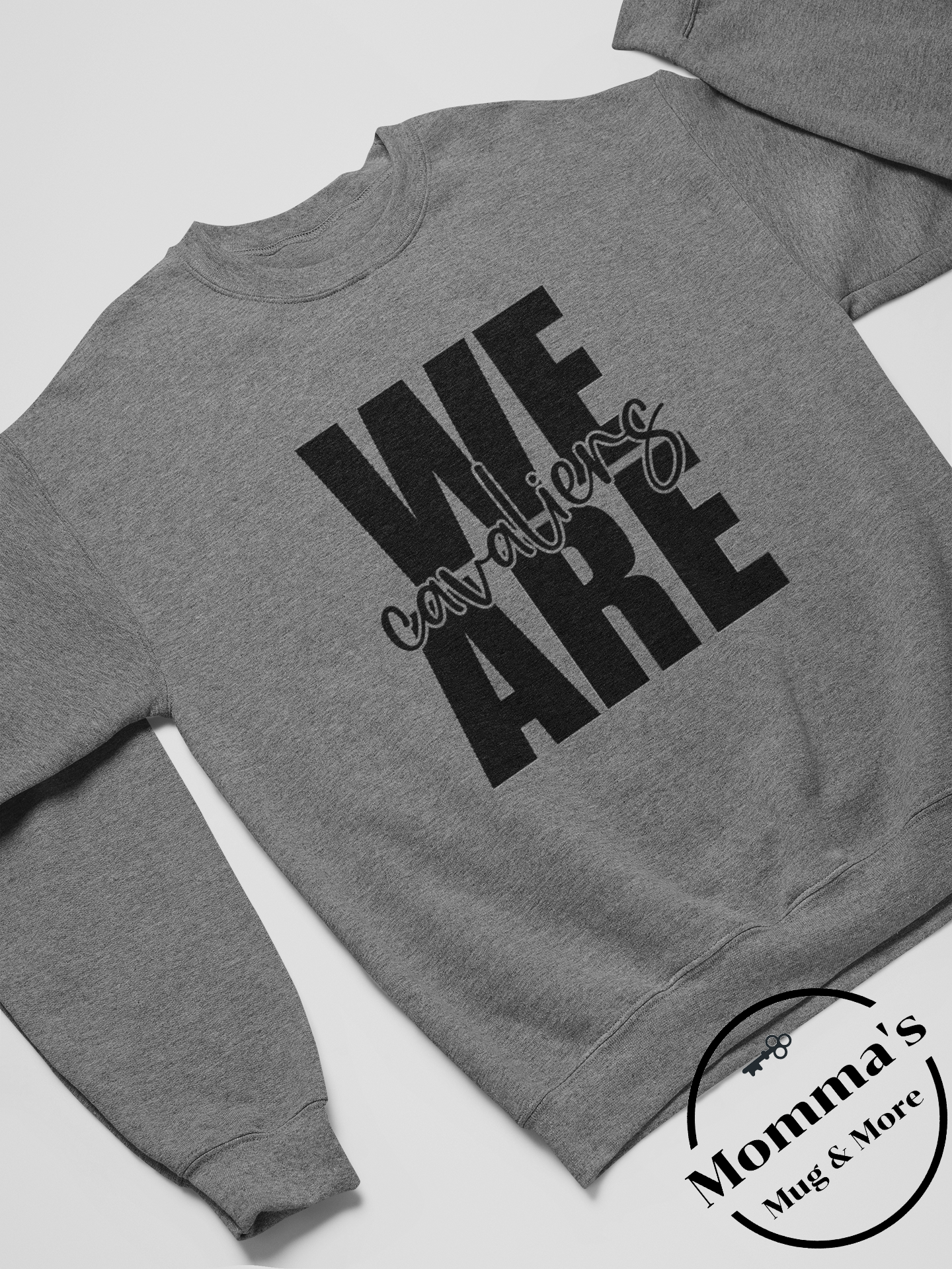 WE ARE CAVALIERS GRAPHITE HEATHER W: BLACK CREW.png