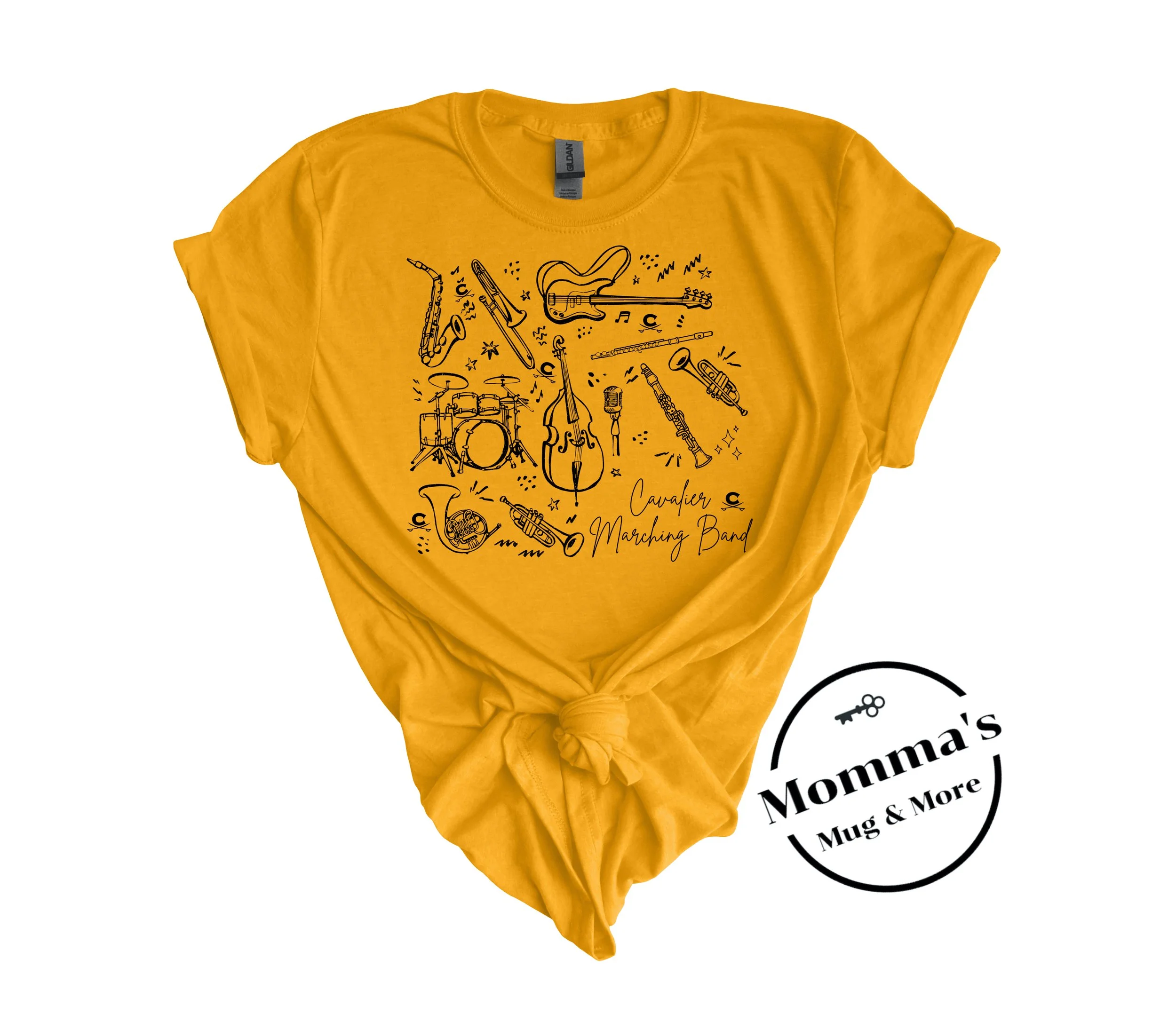 CAVALIERS MARCHING ORCHESTRA GOLD TEE.jpeg