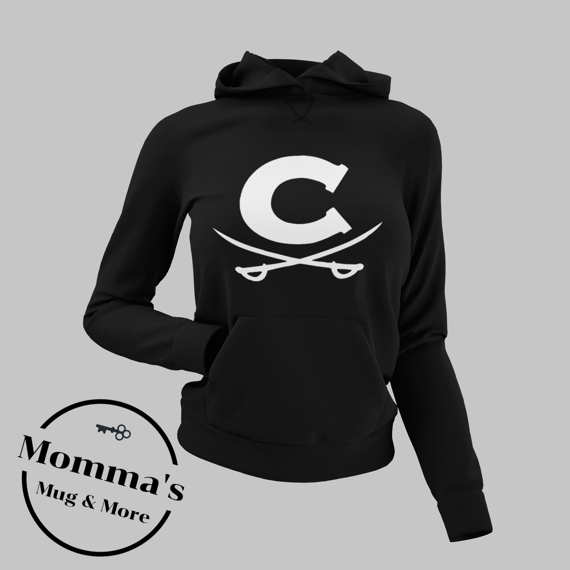 CORUNNA CAVALIERS CROSS SWORDS BLACK HOODIE.png (Copy)
