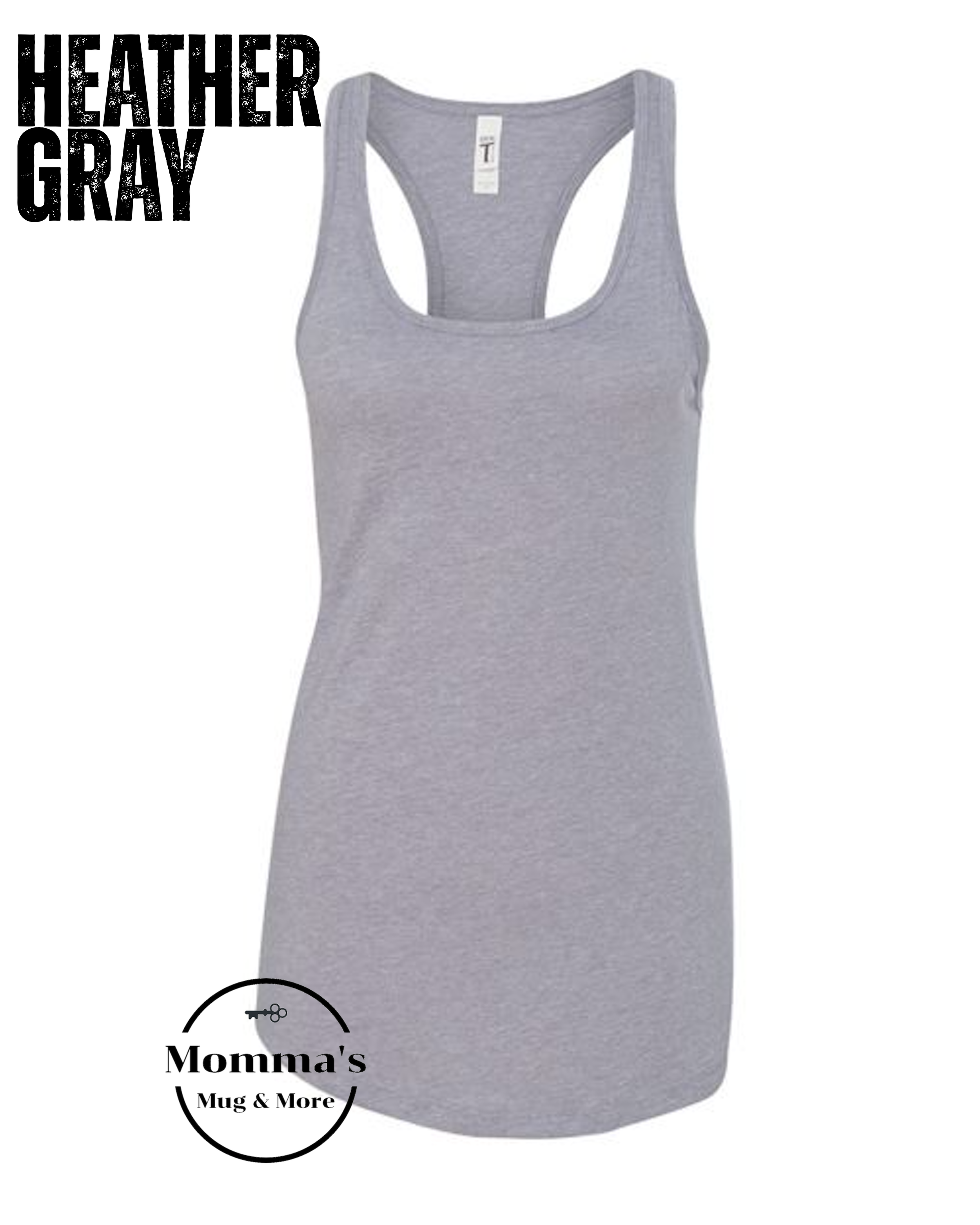 HEATHER GRAY RACERBACK TANK WITH NAME.png (Copy) (Copy) (Copy) (Copy)