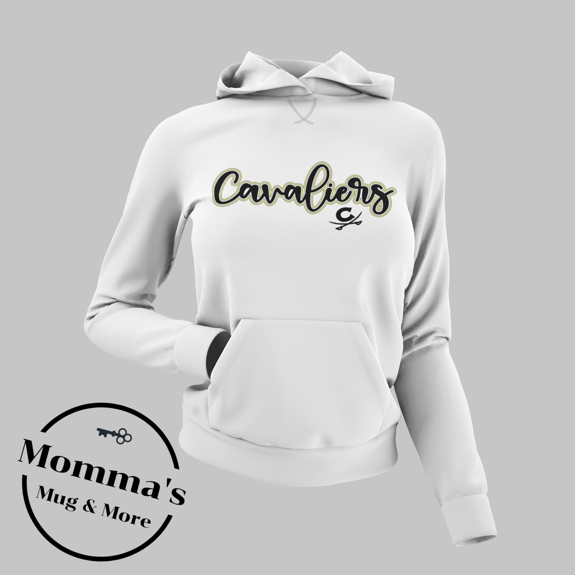 CORUNNA CAVALIERS FLAIR WHITE HOODIE.png