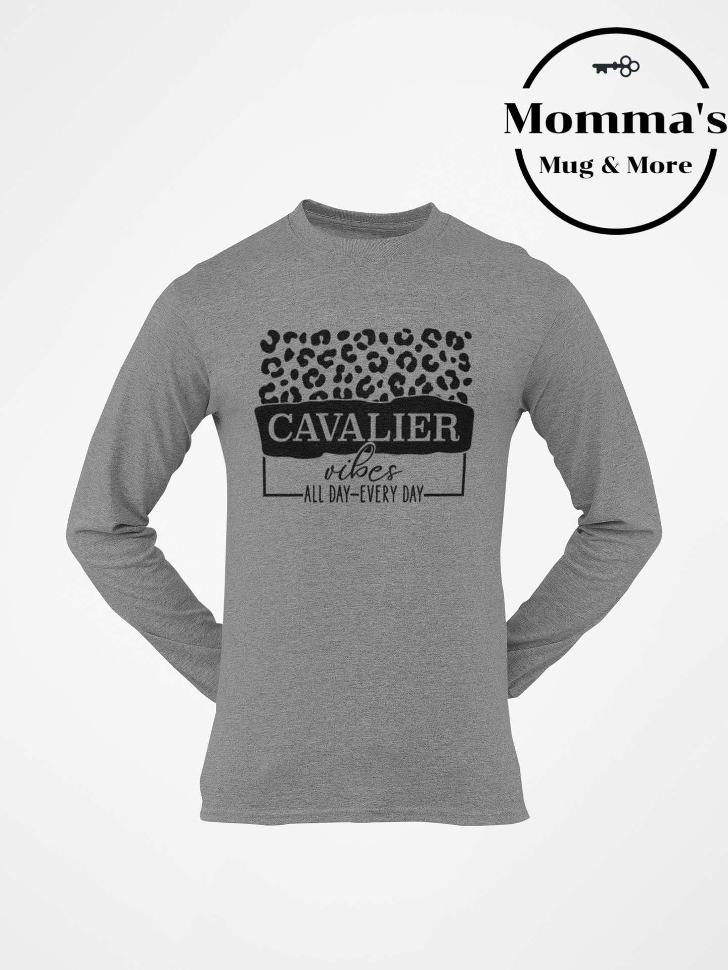 CAVALIER VIBES GRAPHITE HEATHER SLEEVED TEE.png