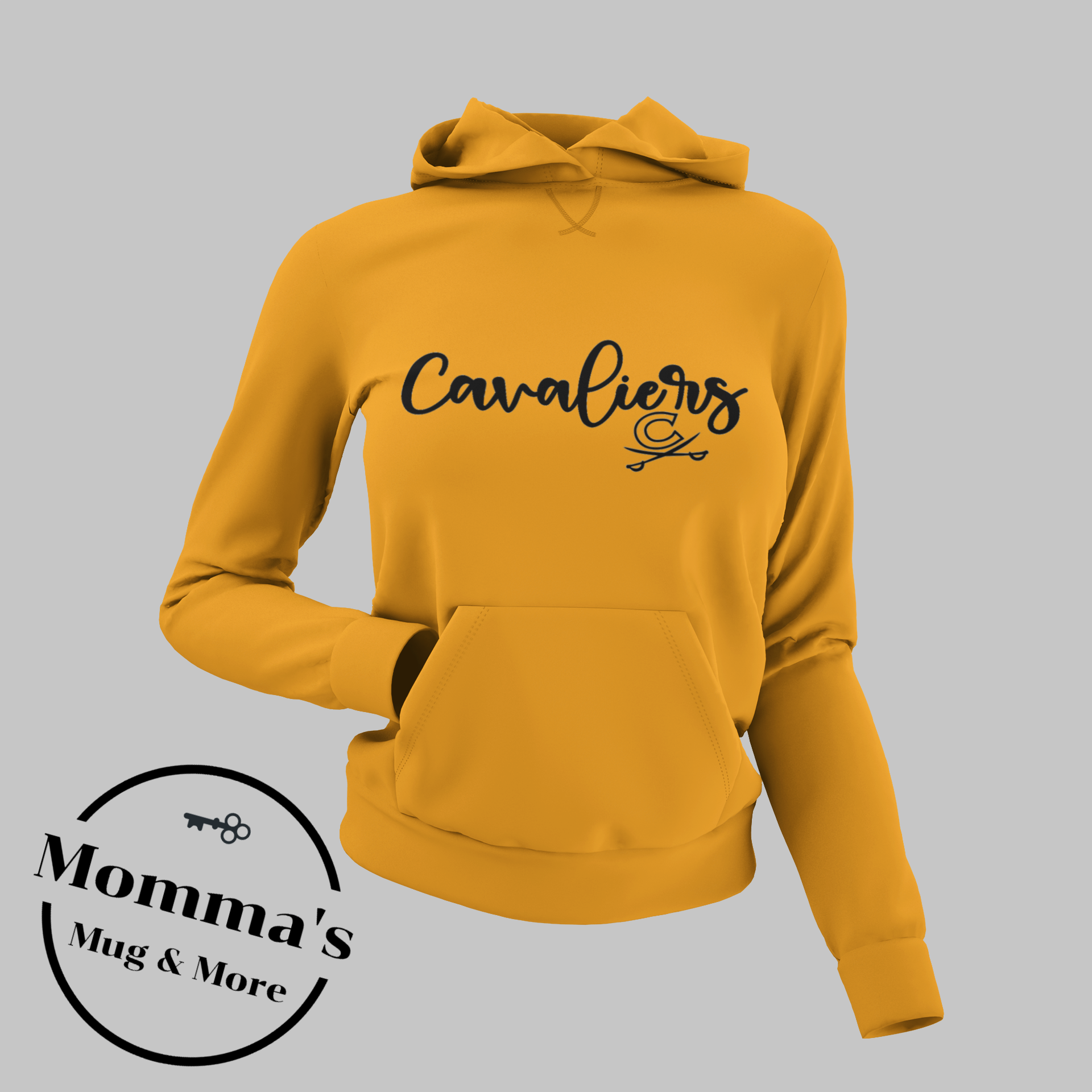 CORUNNA CAVALIERS AND CROSS SWORDS GOLD HOODIE.png