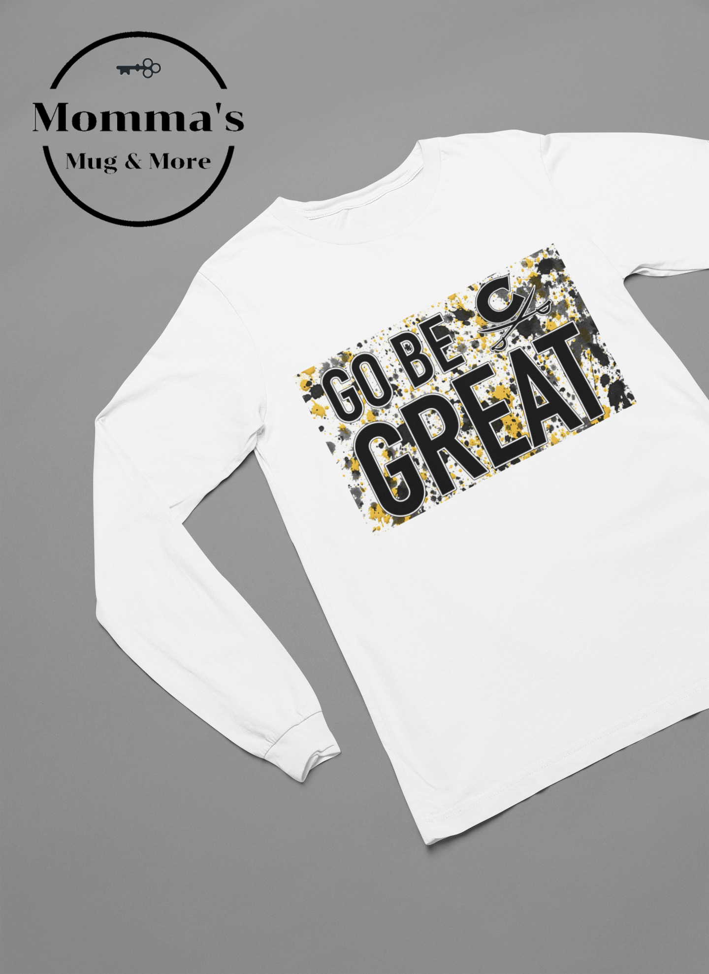 GO BE GREAT CAVALIERS WHITE SLEEVED TEE.png (Copy)