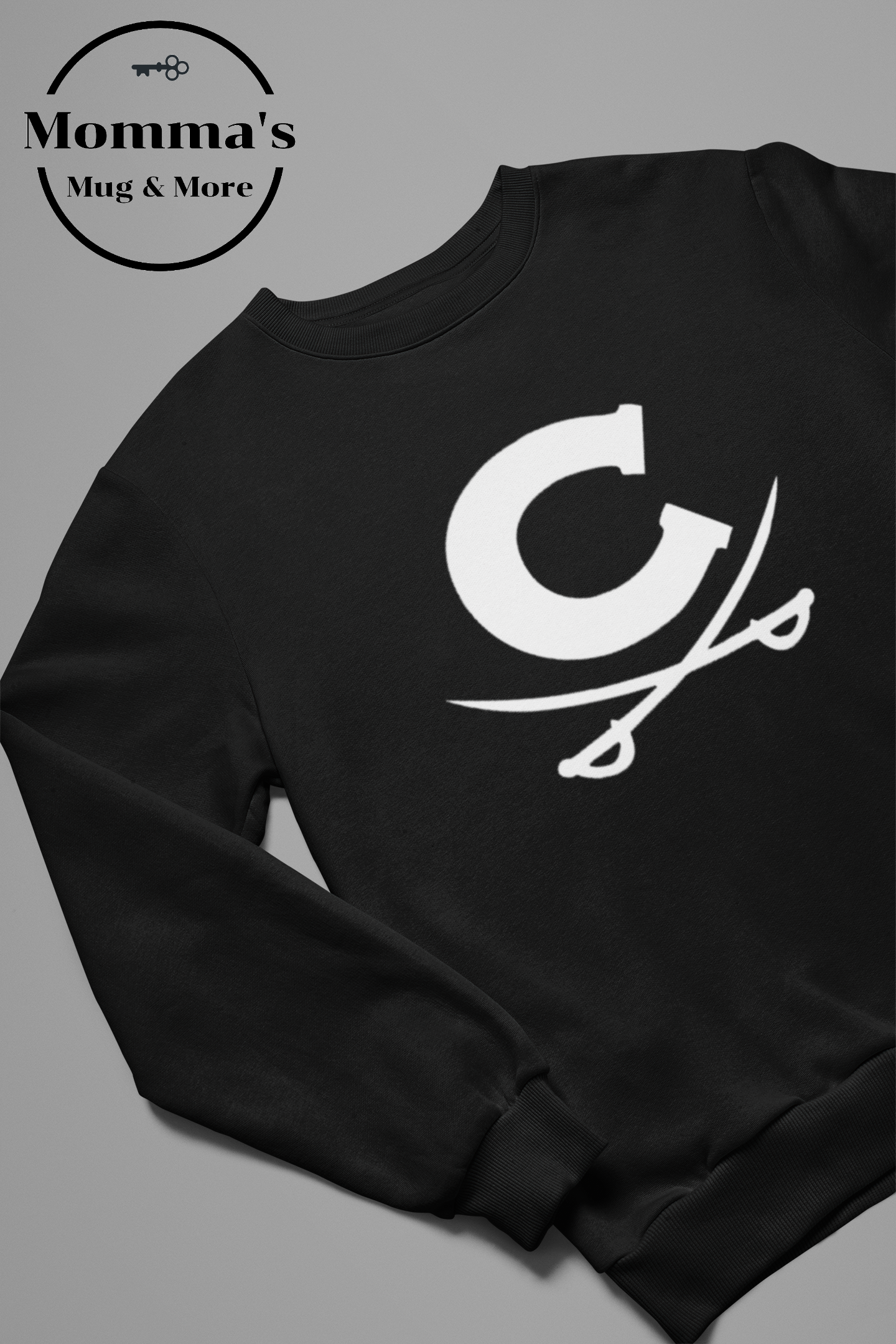 CORUNNA CAVALIERS CROSS SWORDS BLACK SWEATSHIRT.png (Copy)