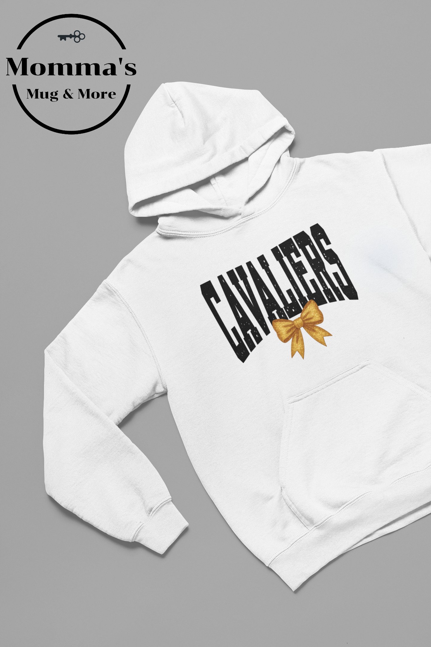 CORUNNA CAVALIERS AND BOWS WHITE HOODIE.png (Copy)