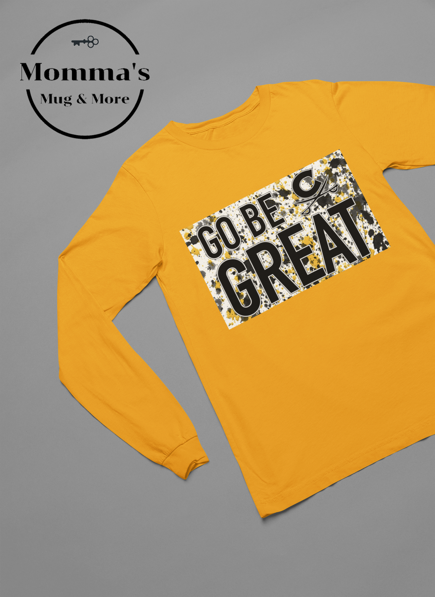 GO BE GREAT CAVALIERS GOLD SLEEVED TEE.png (Copy)