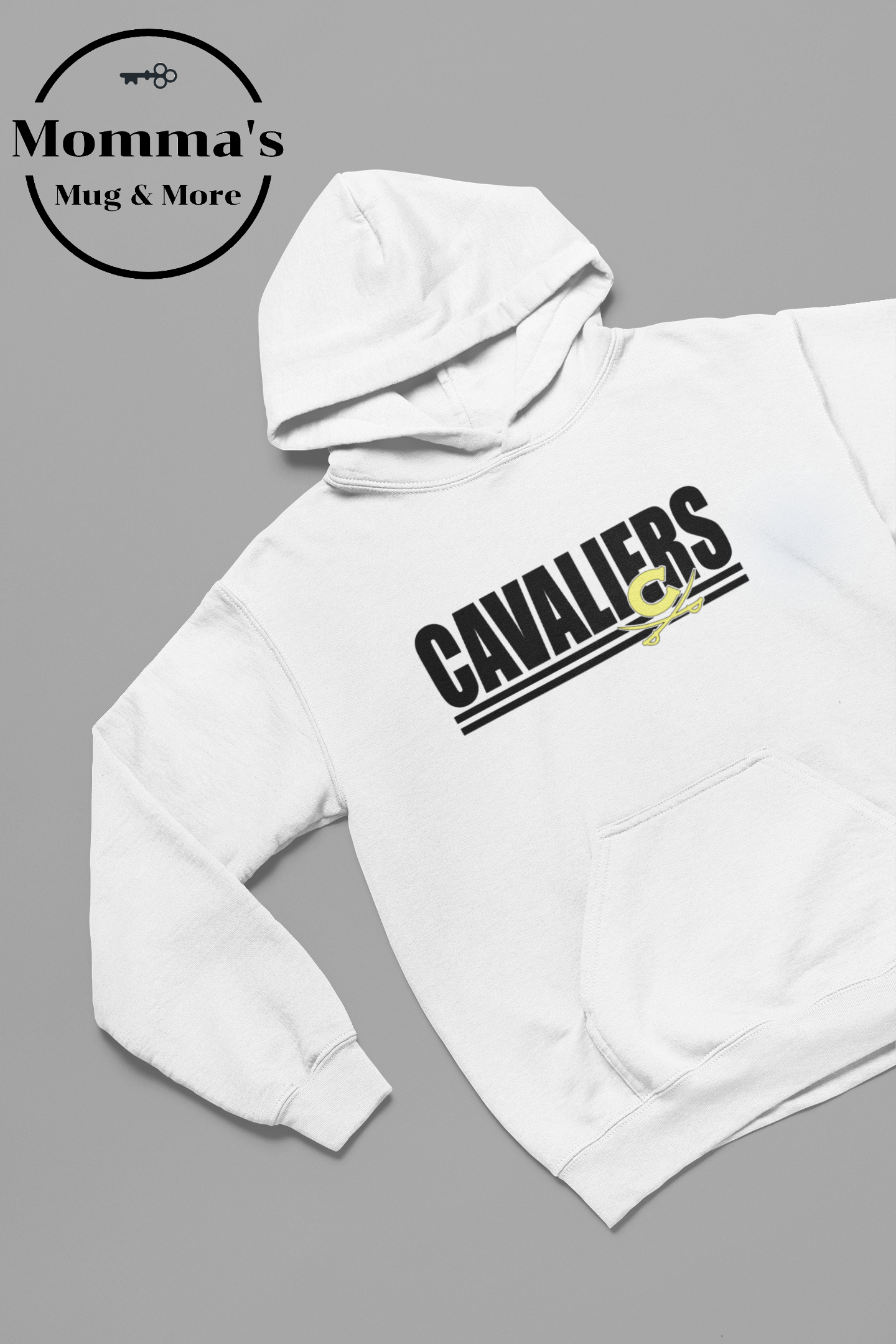 CORUNNA CAVALIERS STRIPED MUTLI WHITE HOODIE.png