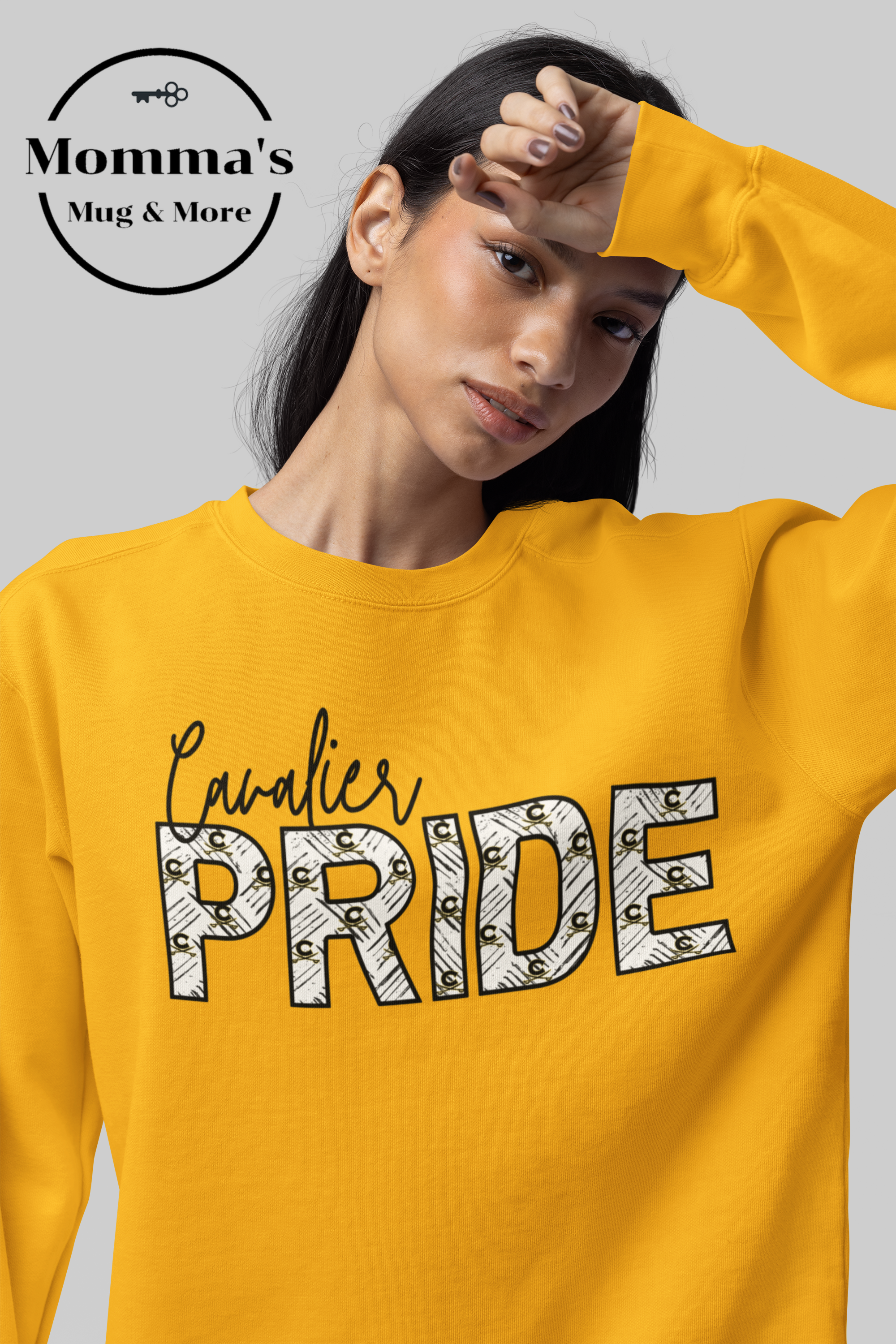CAVALIER PRIDE GOLD CREW SWEATSHIRT.png
