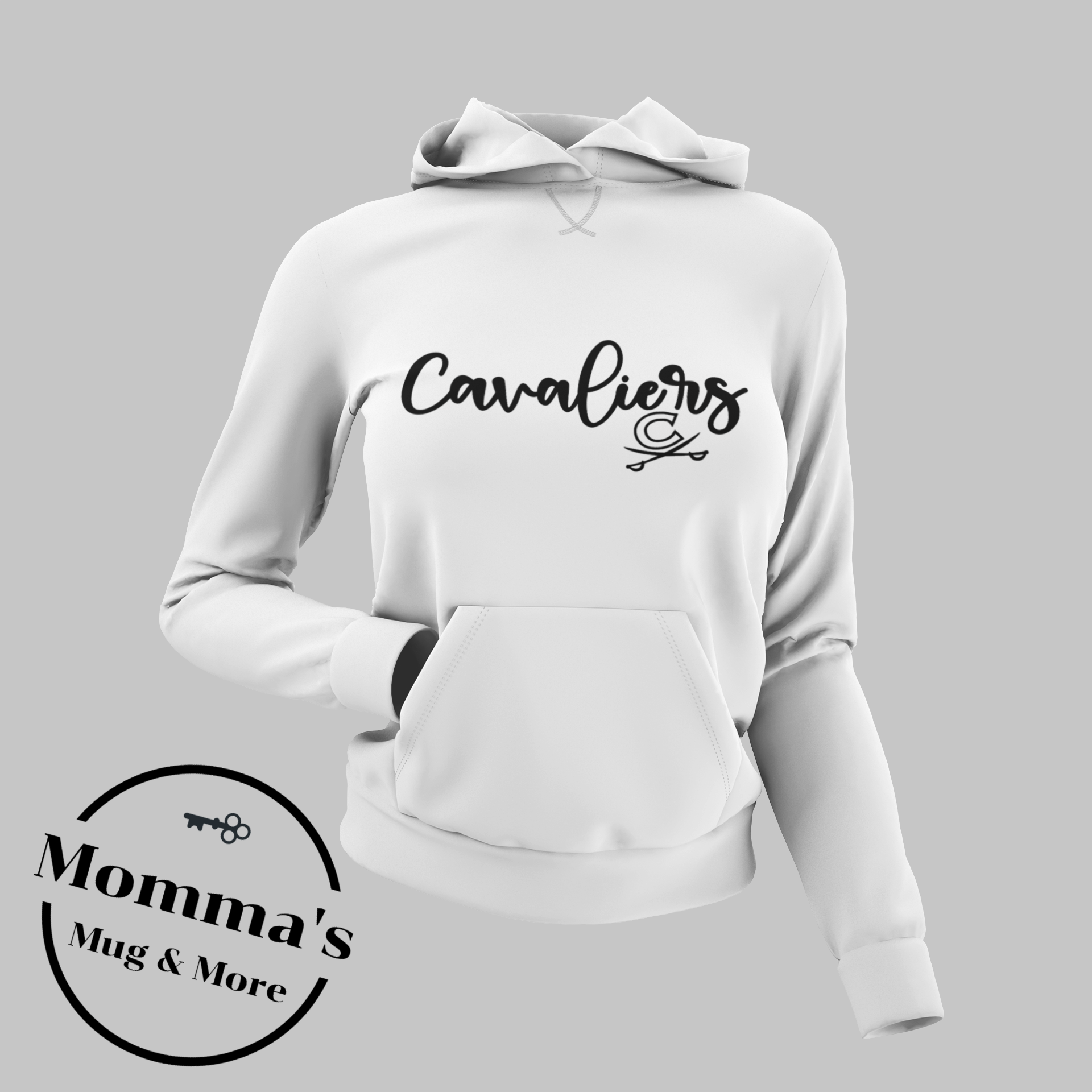CORUNNA CAVALIERS AND CROSS SWORDS WHITE HOODIE.png
