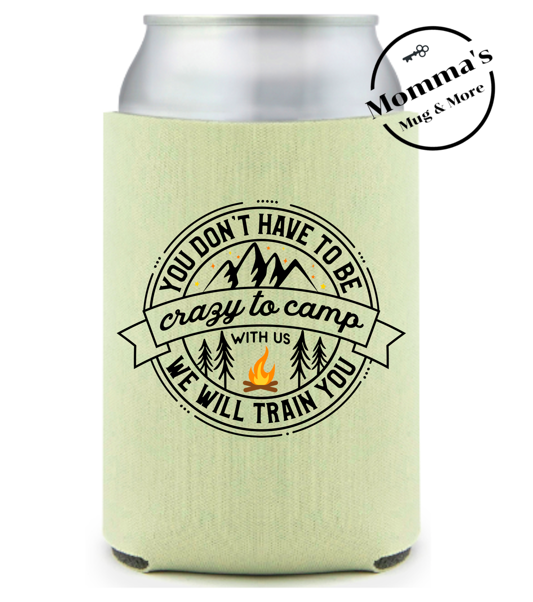 Crazy to Camp Can Coolers