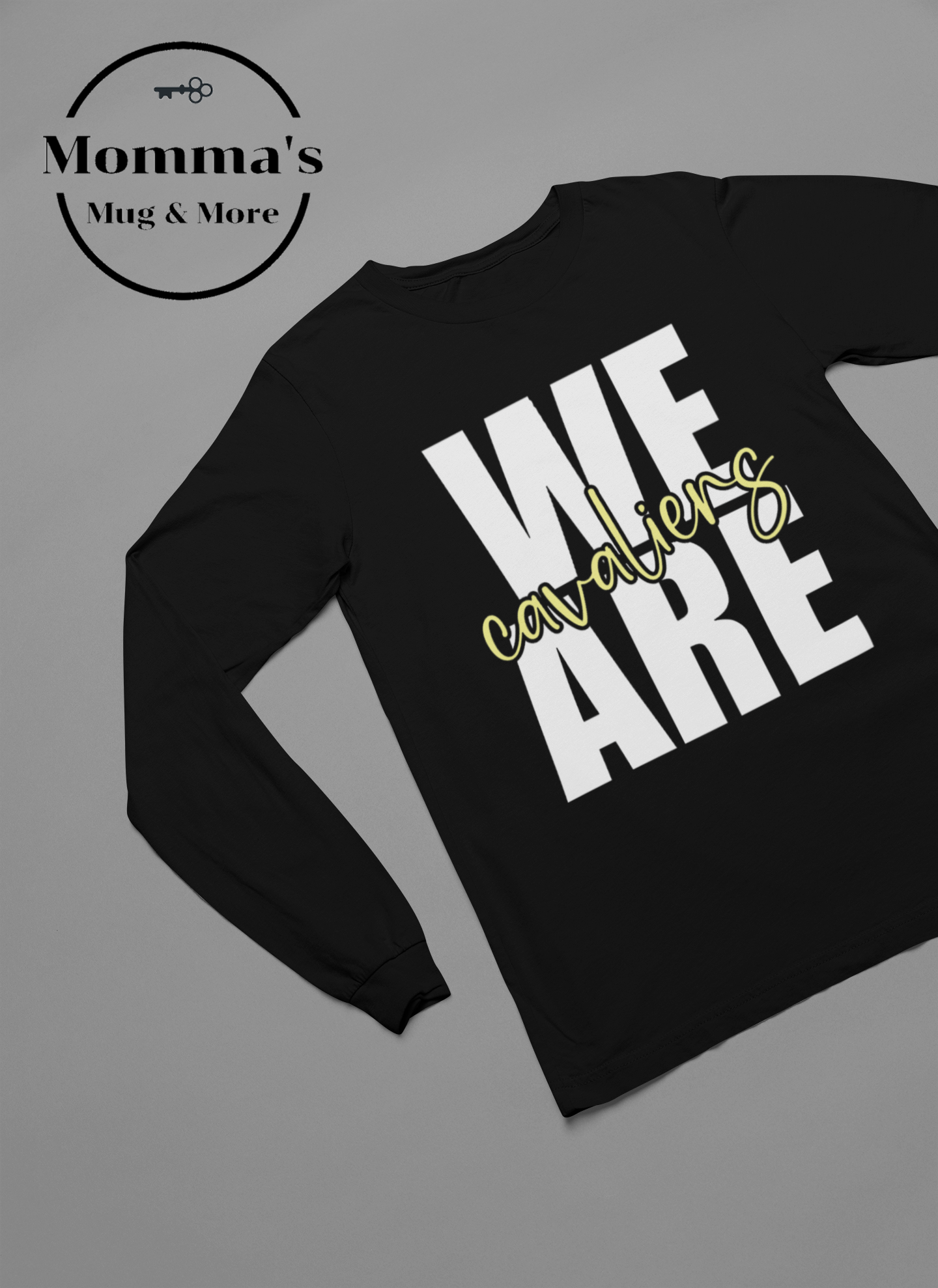 WE ARE CAVALIERS BLACK SLEEVED TEE.png