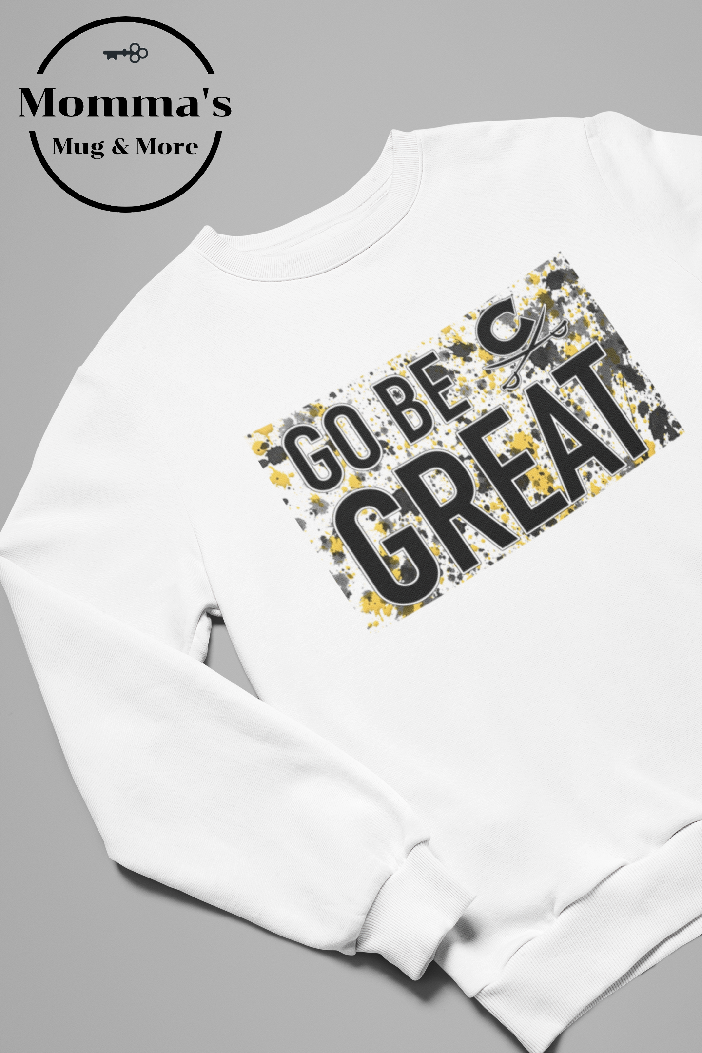 GO BE GREAT CAVALIERS WHITE  SWEATSHIRT.png (Copy)