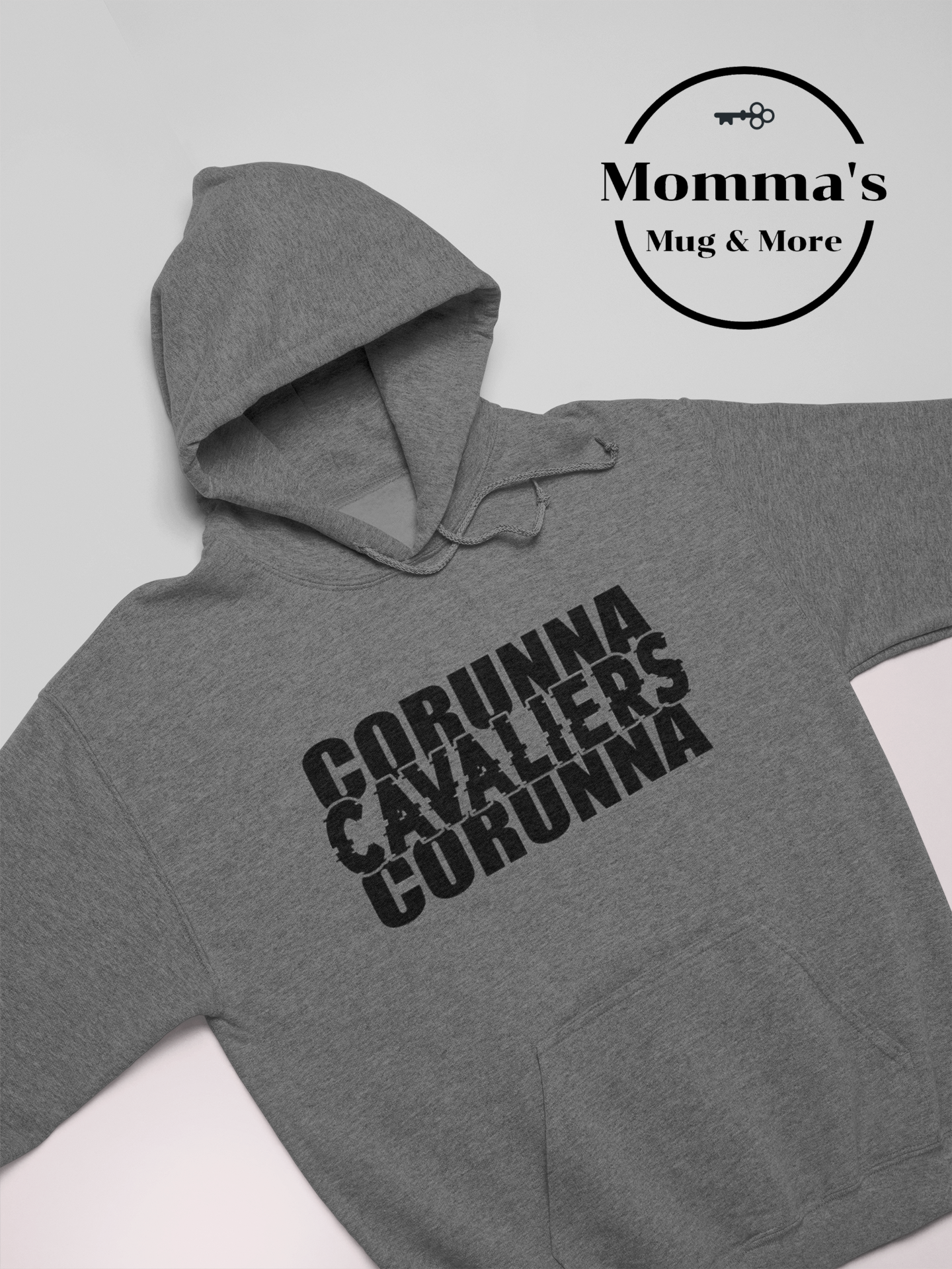 CORUNNA CAVALIERS GLITCH GRAHPITE HEATHER HOODIE.png.png