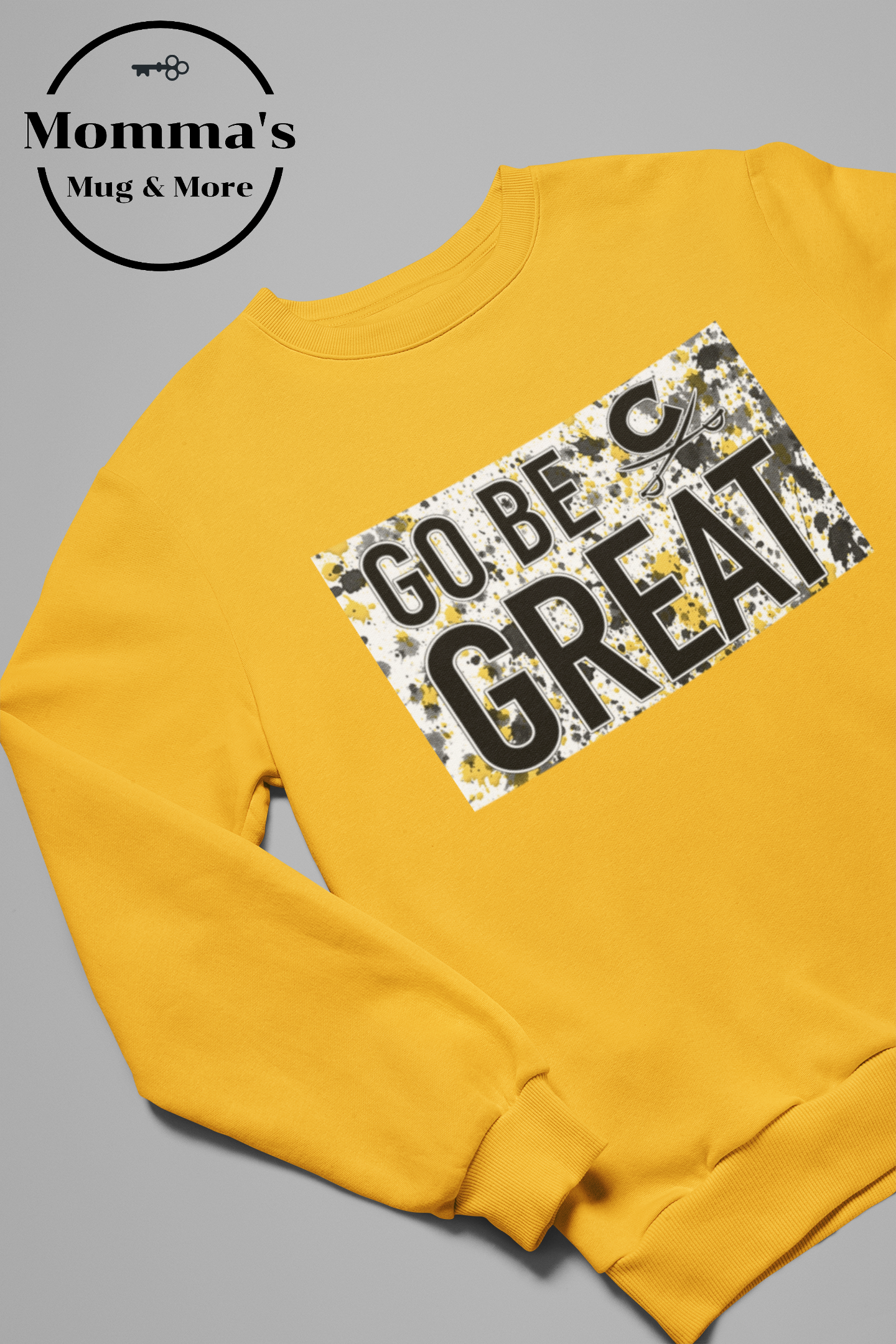 GO BE GREAT CAVALIERS GOLD SWEATSHIRT.png (Copy)