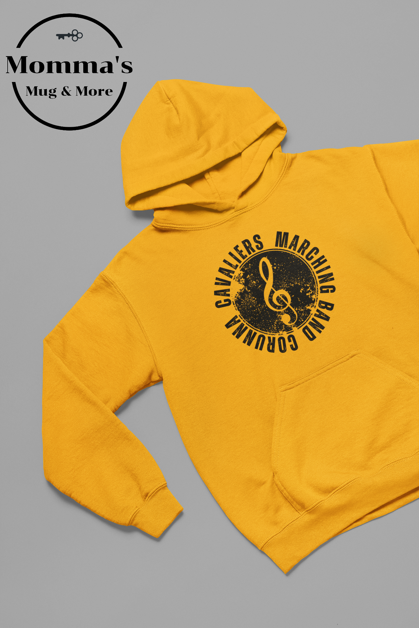CAVALIERS MARCHING RUSTIC GOLD HOODIE.png
