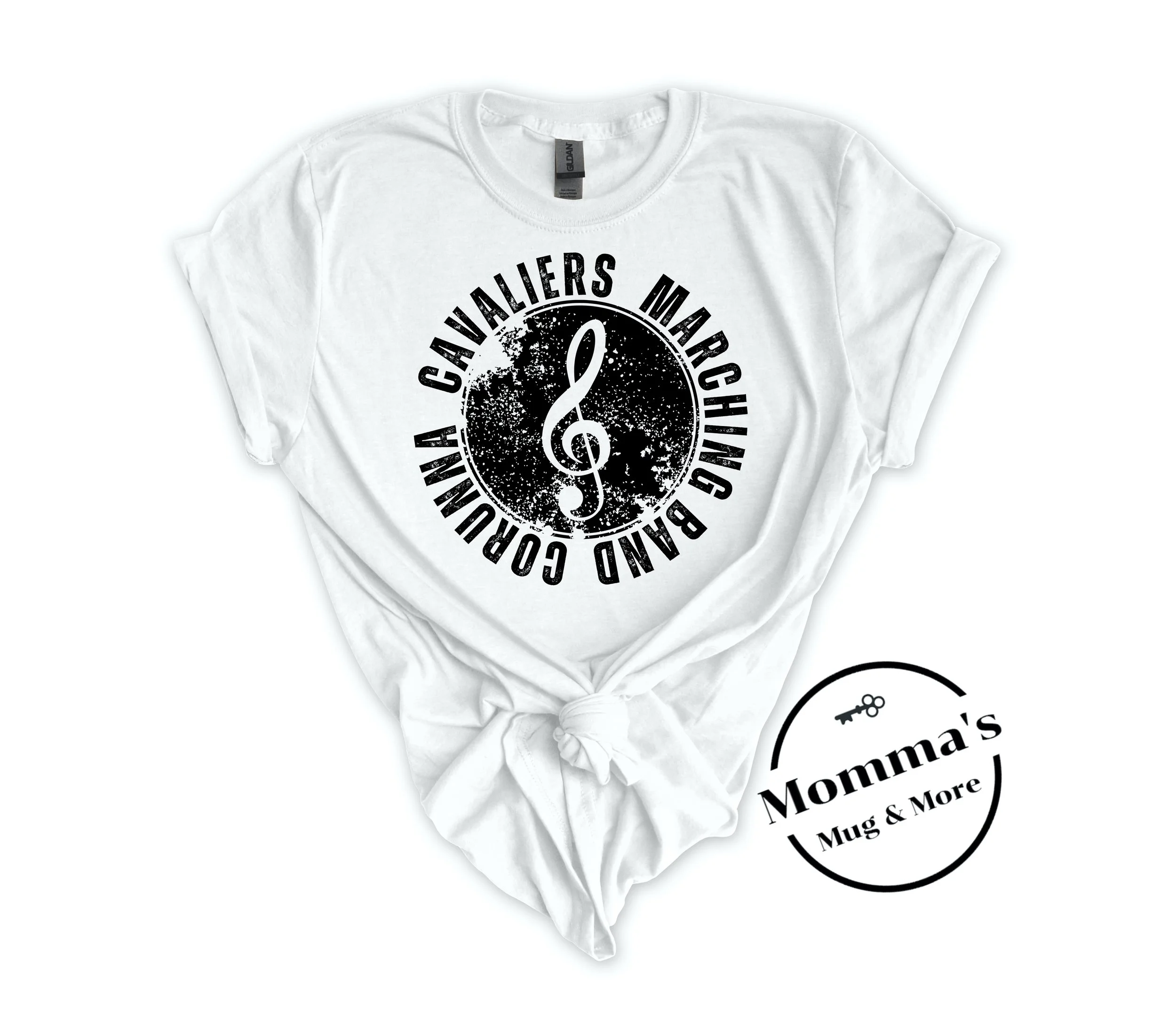 CAVALIERS MARCHING RUSTIC WHITE TEE.jpeg