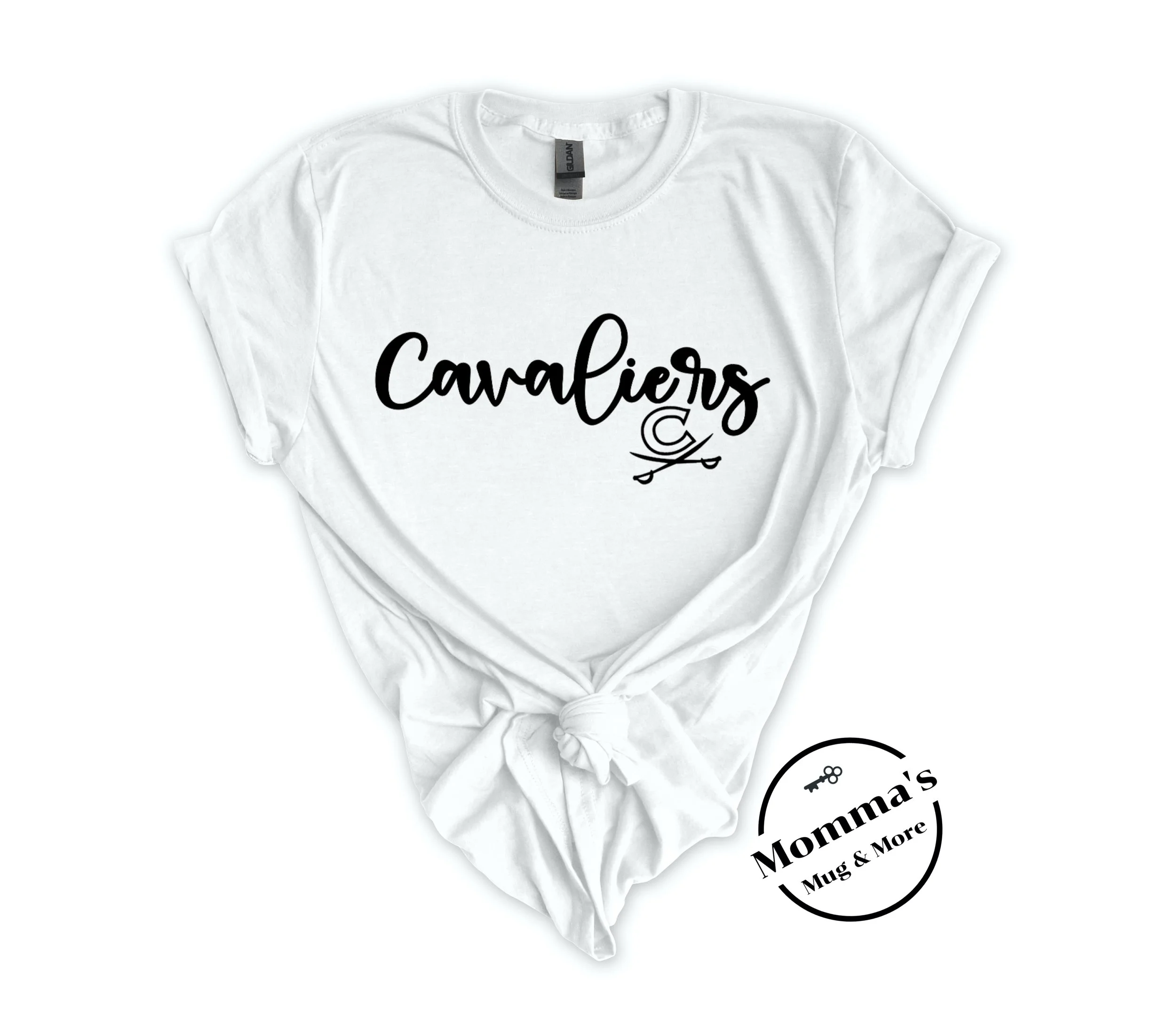 CORUNNA CAVALIERS AND CROSS SWORDS WHITE TEE.jpeg