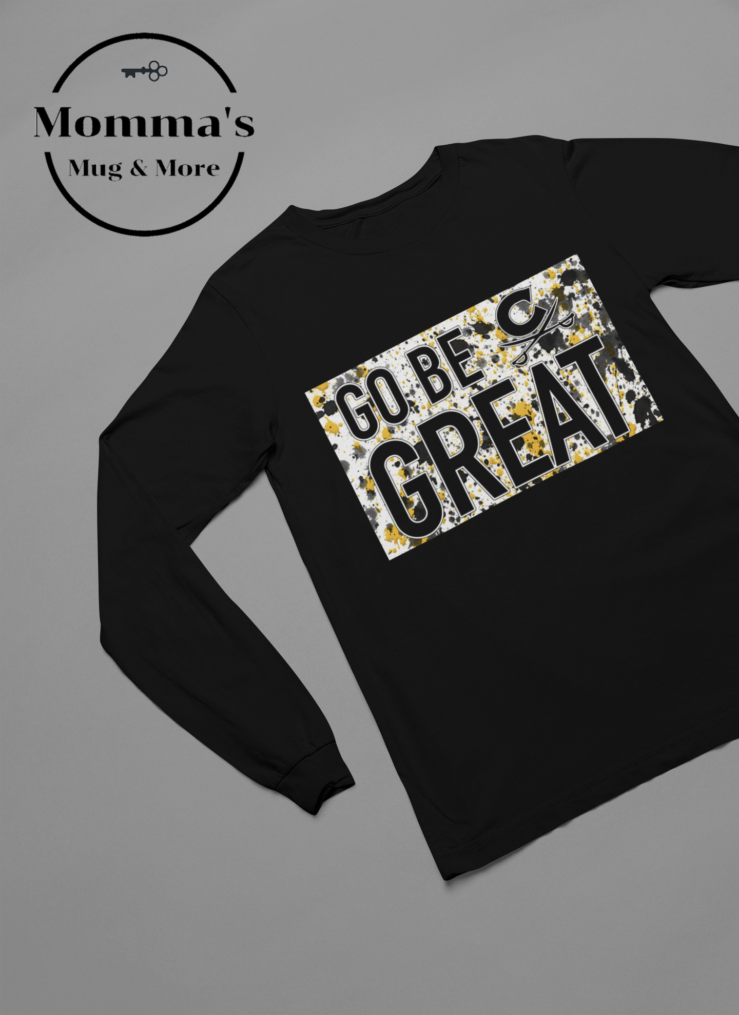 GO BE GREAT CAVALIERS BLACK SLEEVED TEE.png (Copy)