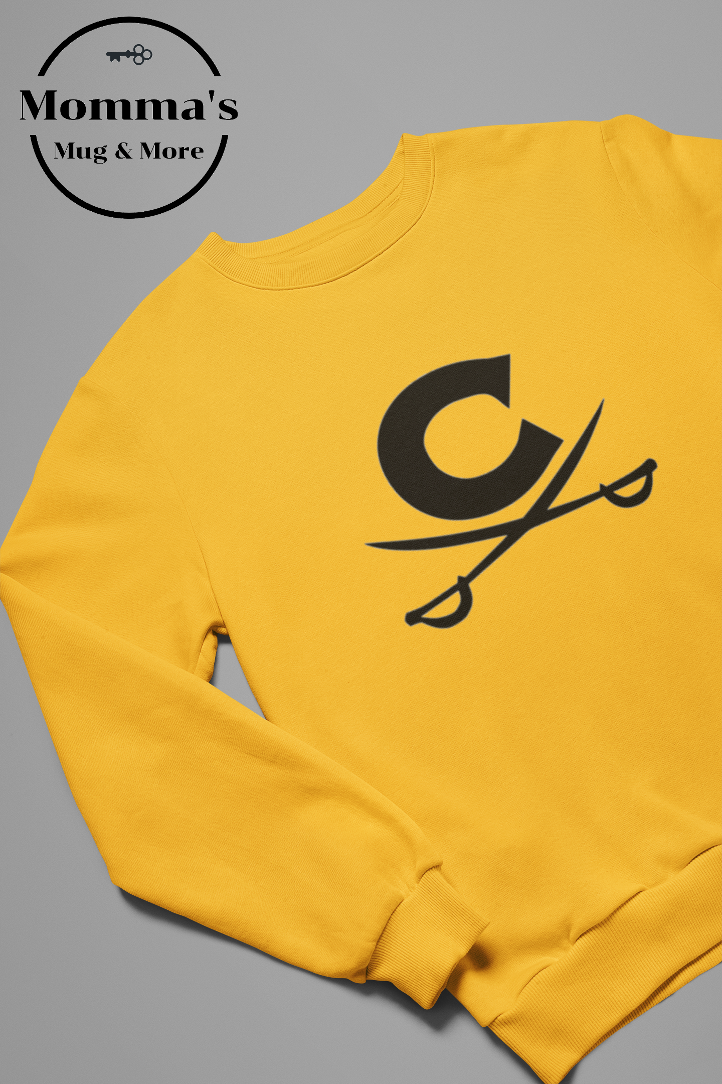 CORUNNA CAVALIERS CROSS SWORDS GOLD SWEATSHIRT.png (Copy)