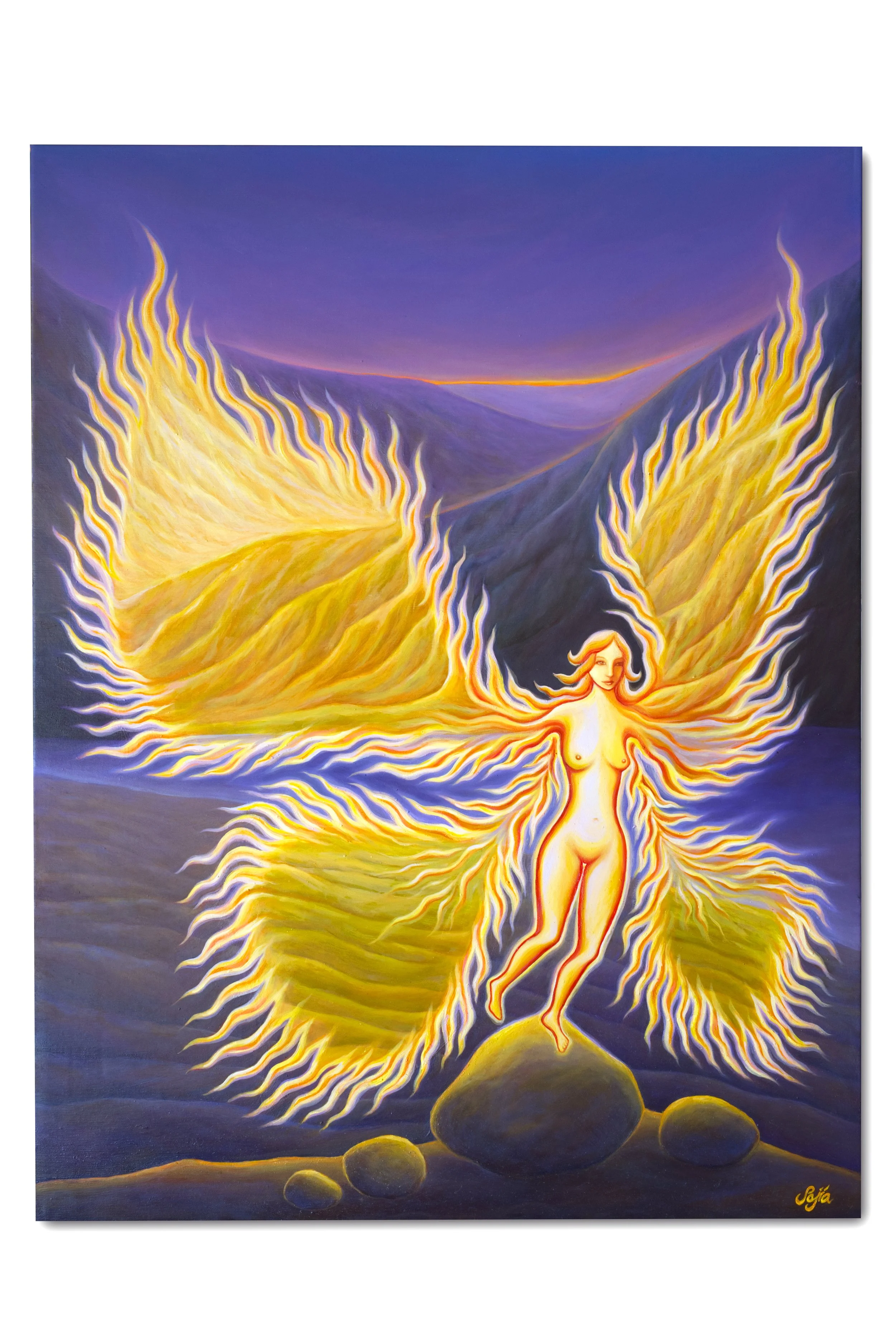 "The Messenger". Oil on linen (2026). 