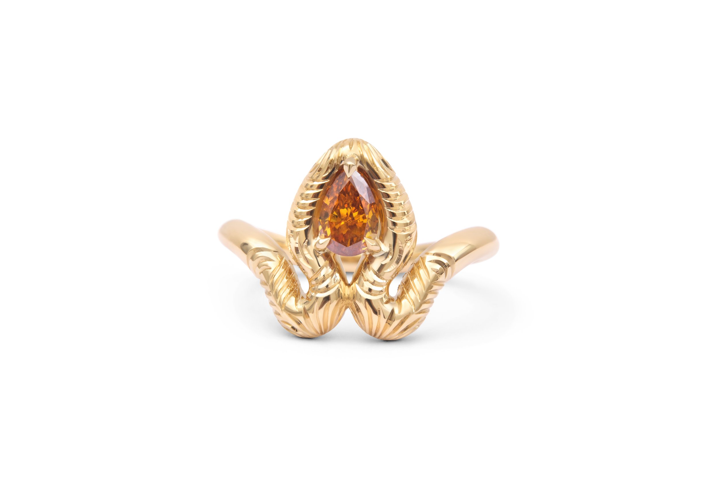 Ophidia ring Cognac Diamond