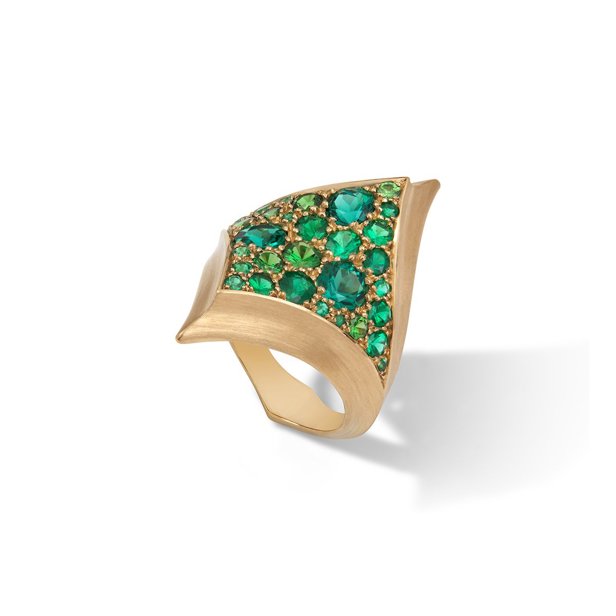 Bague Shield Green vibes