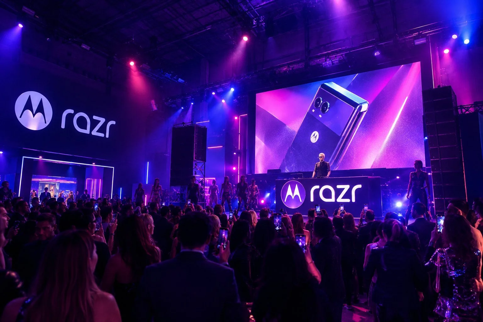 Behind the Scenes of the Motorola Razr Brand Activation Catering