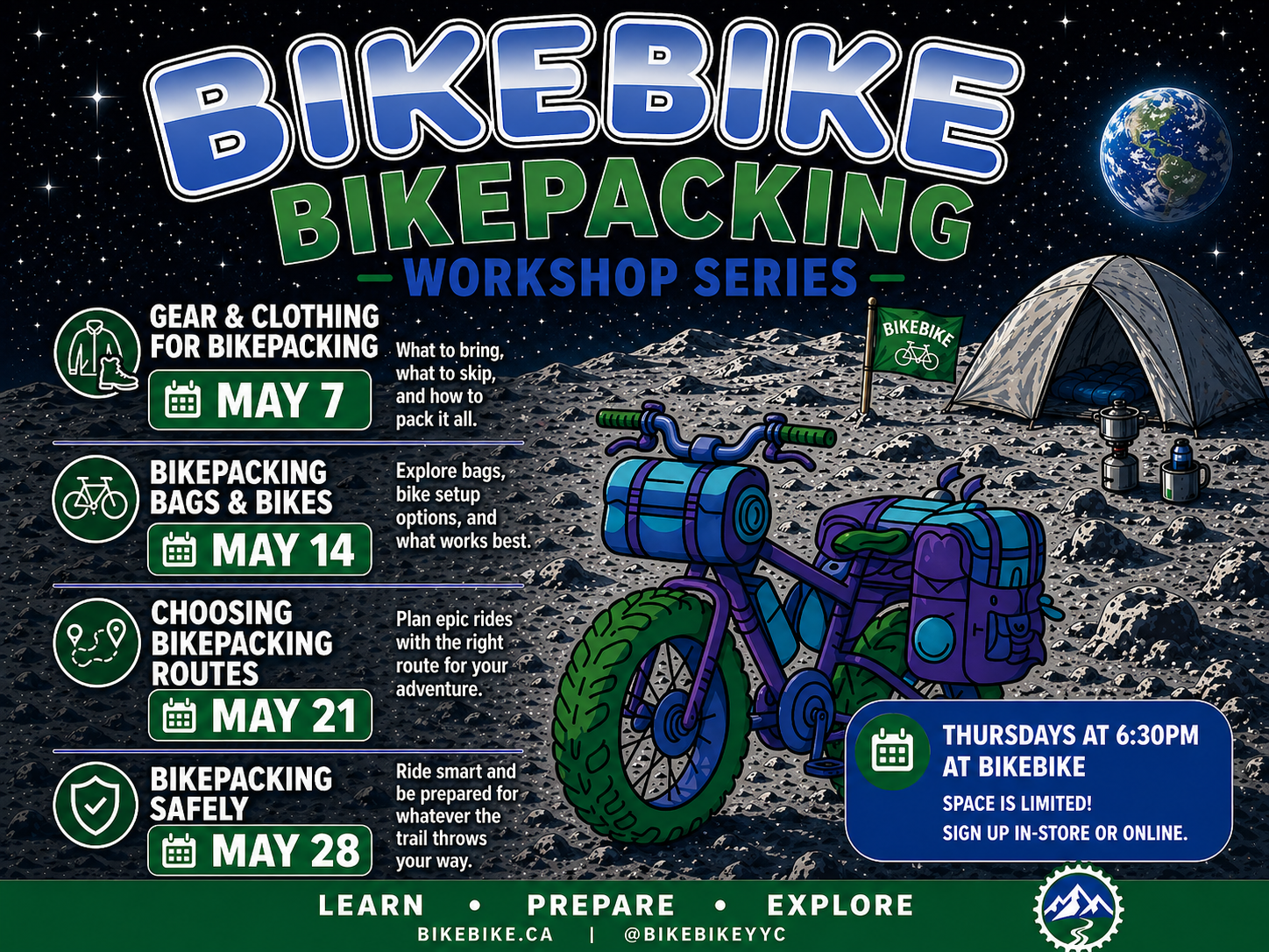 Bikepacking Safely
