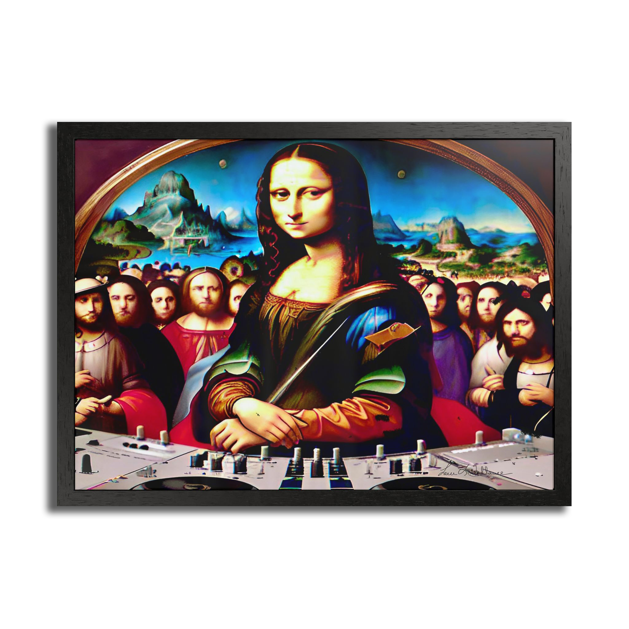 "DJ Mona Lisa" Wall Art