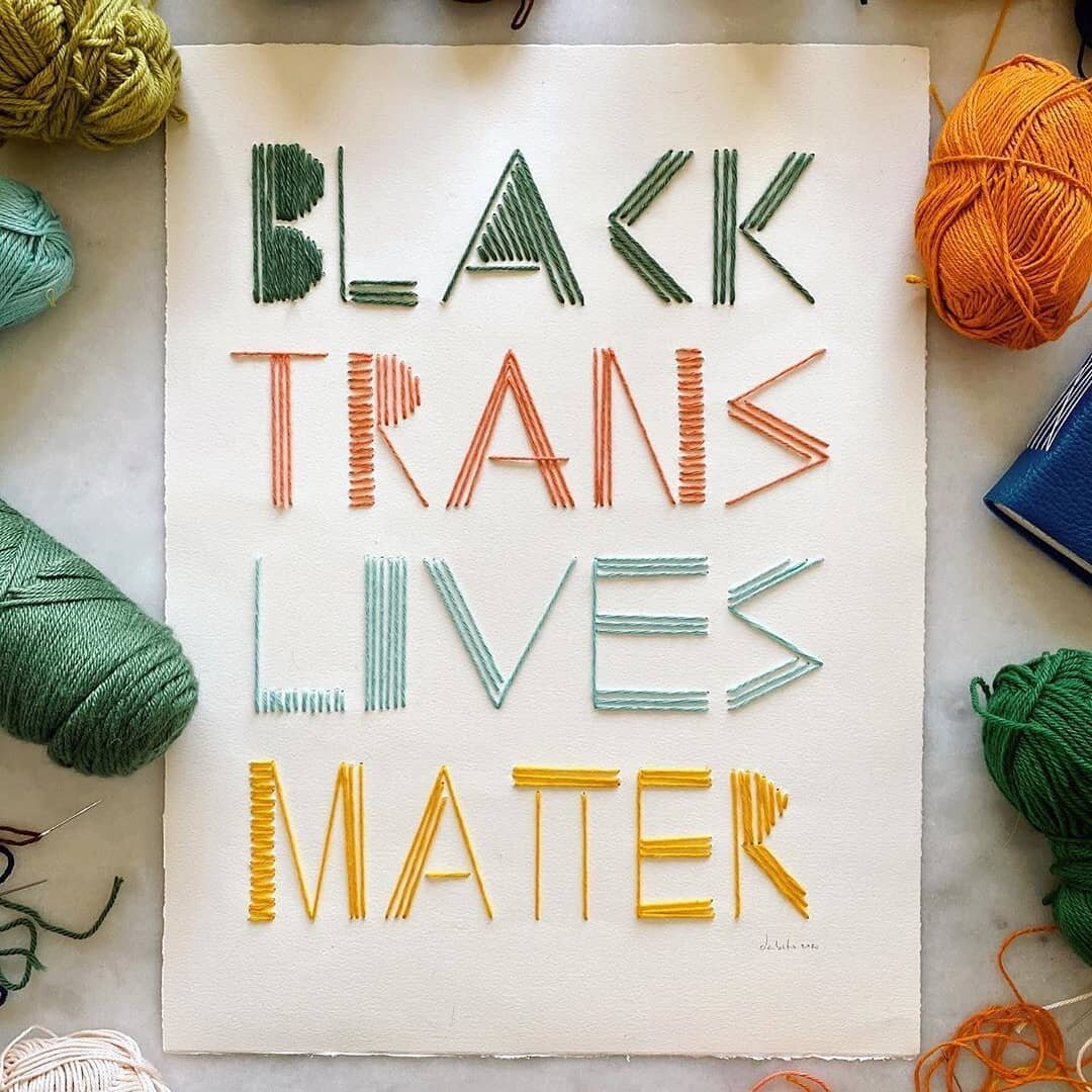 Just a friendly reminder! #blacklivesmatter #blacktranslivesmatter 

Thinking of you all today and wishing hope, healing, and restoration for you. 🌈

Artwork by @dabito
