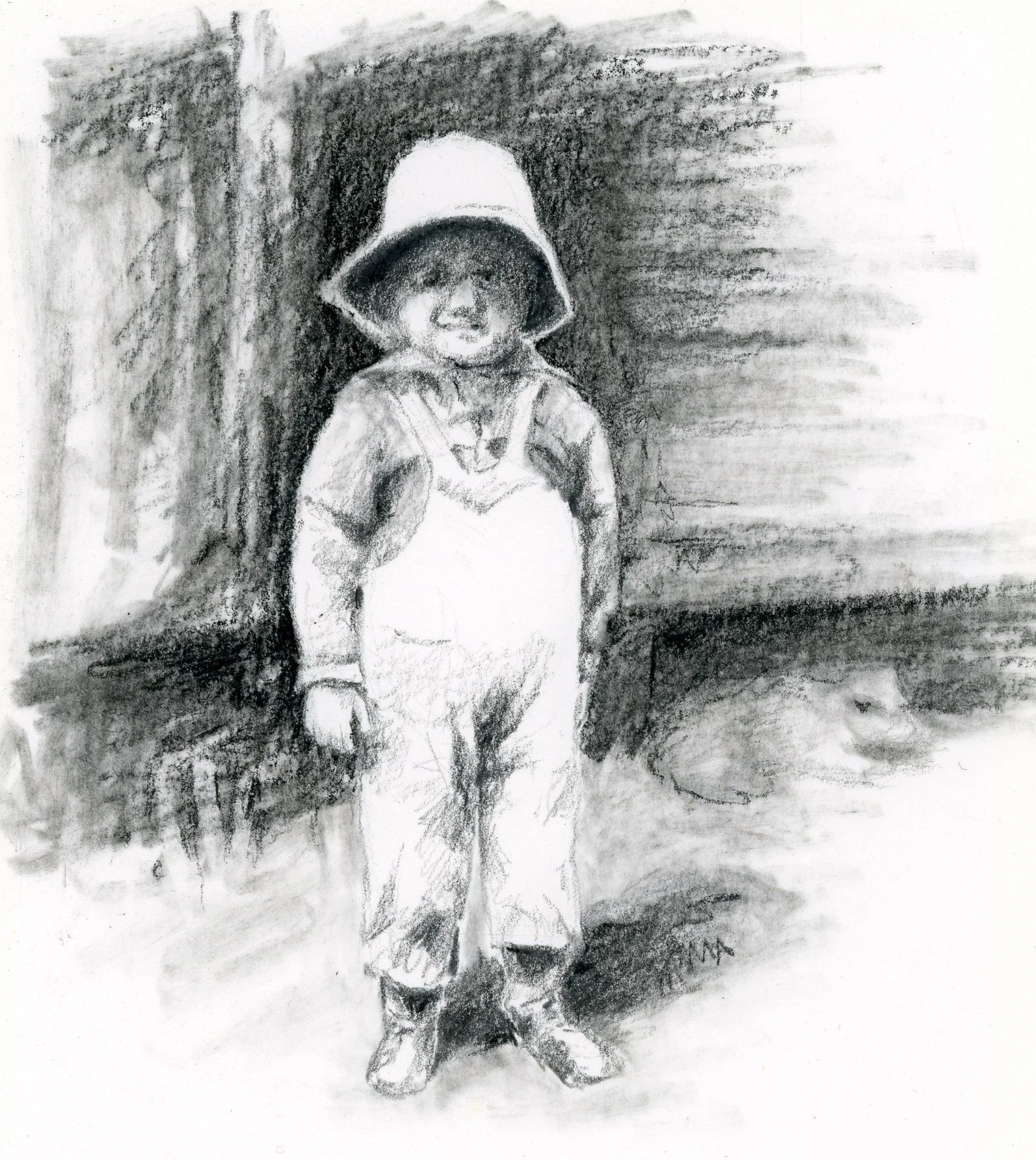eldridge-Uncle Marshall Looked like Himself even when Young-pencil charcoal-13x11-$200.jpg