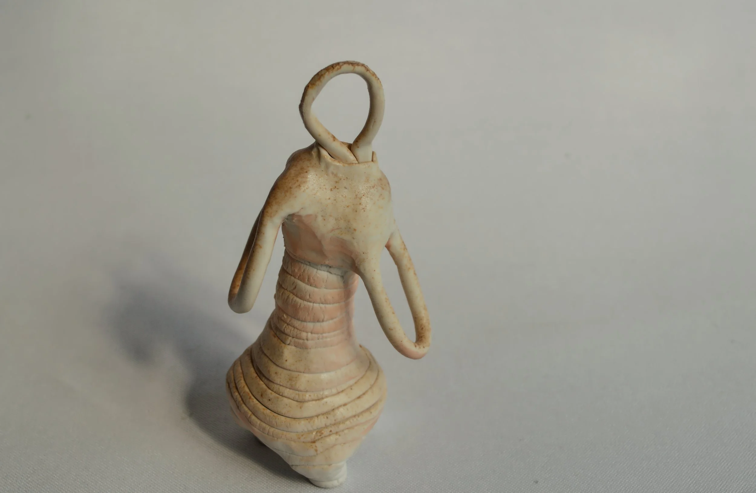 Awkwardness | Wood Fired Stoneware | 7"x3.5"x3" | 2026