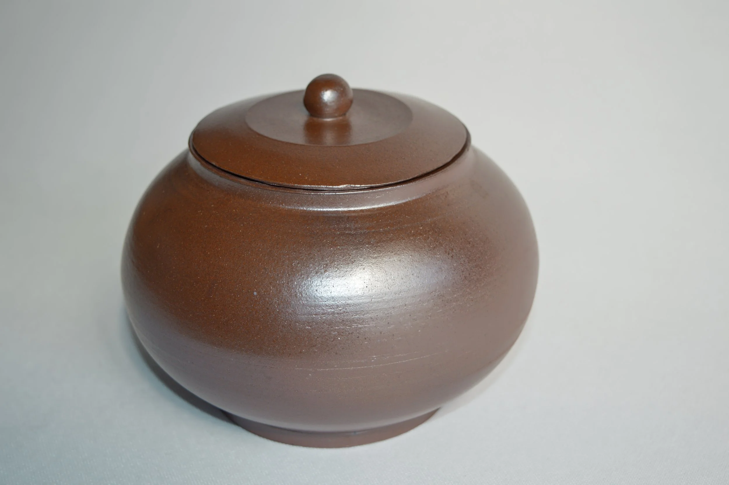 Bizen Lidded Jar