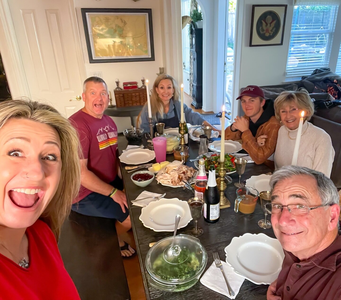Happy Thanksgiving (yesterday) from our family table to yours. 🦃 Grateful to spend time with my parents, sister &amp; her boys in Santa Barbara. ❤️ Grateful, grateful, grateful.
