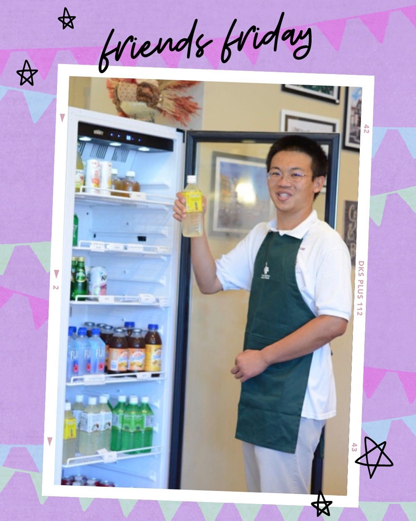 Julian, one of our special needs clients, is helping to organize our beverage fridge!🥰

#specialneeds #specialneedsawareness #specialneedsfamily #bakerycafe #vendors #beverage #beverages #beveragephotography #bakeryshop #coffeeandtea #coffeeshop #te