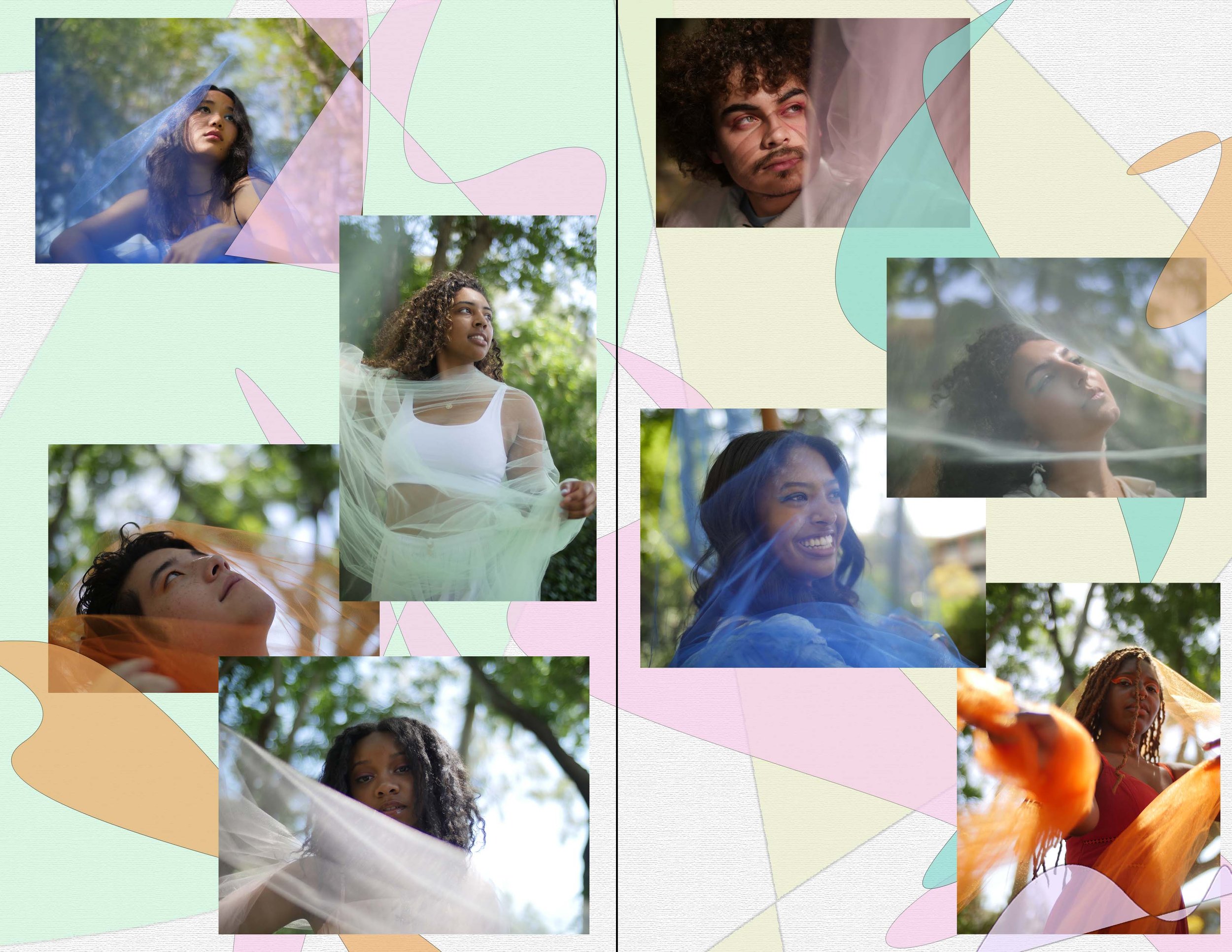 Spread for photography magazine