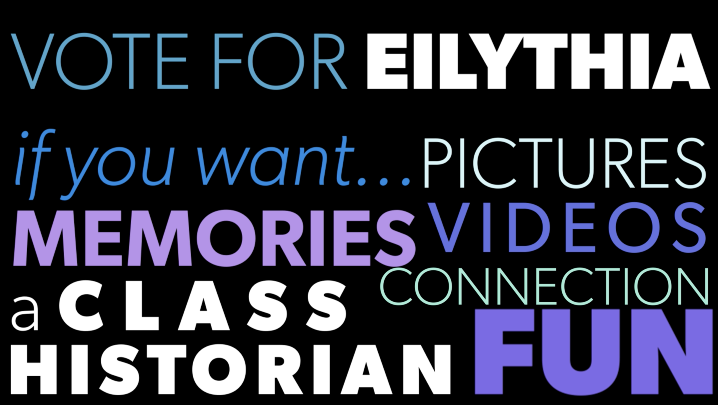 Class Officer Campaign 