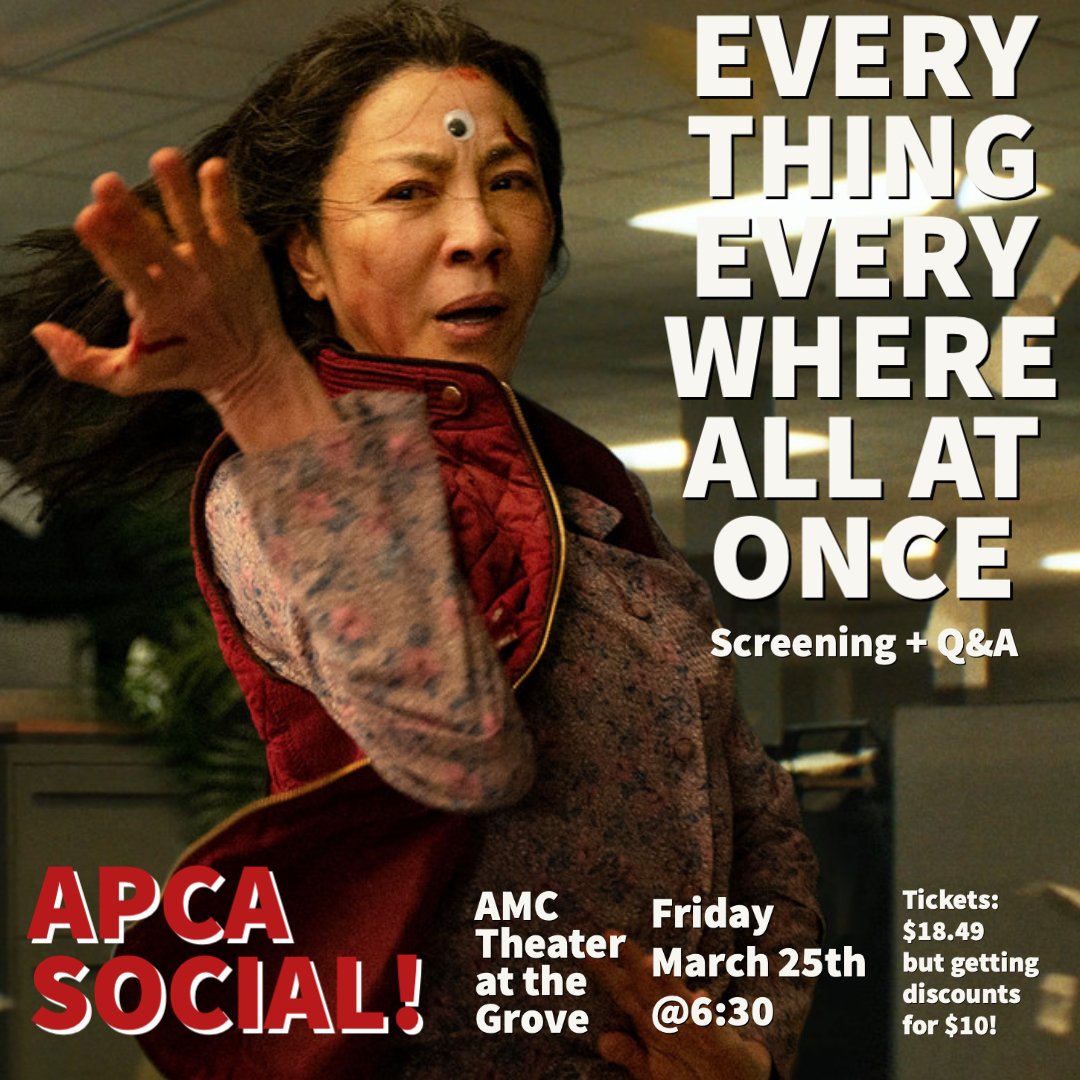 Advertisement for APCA movie social